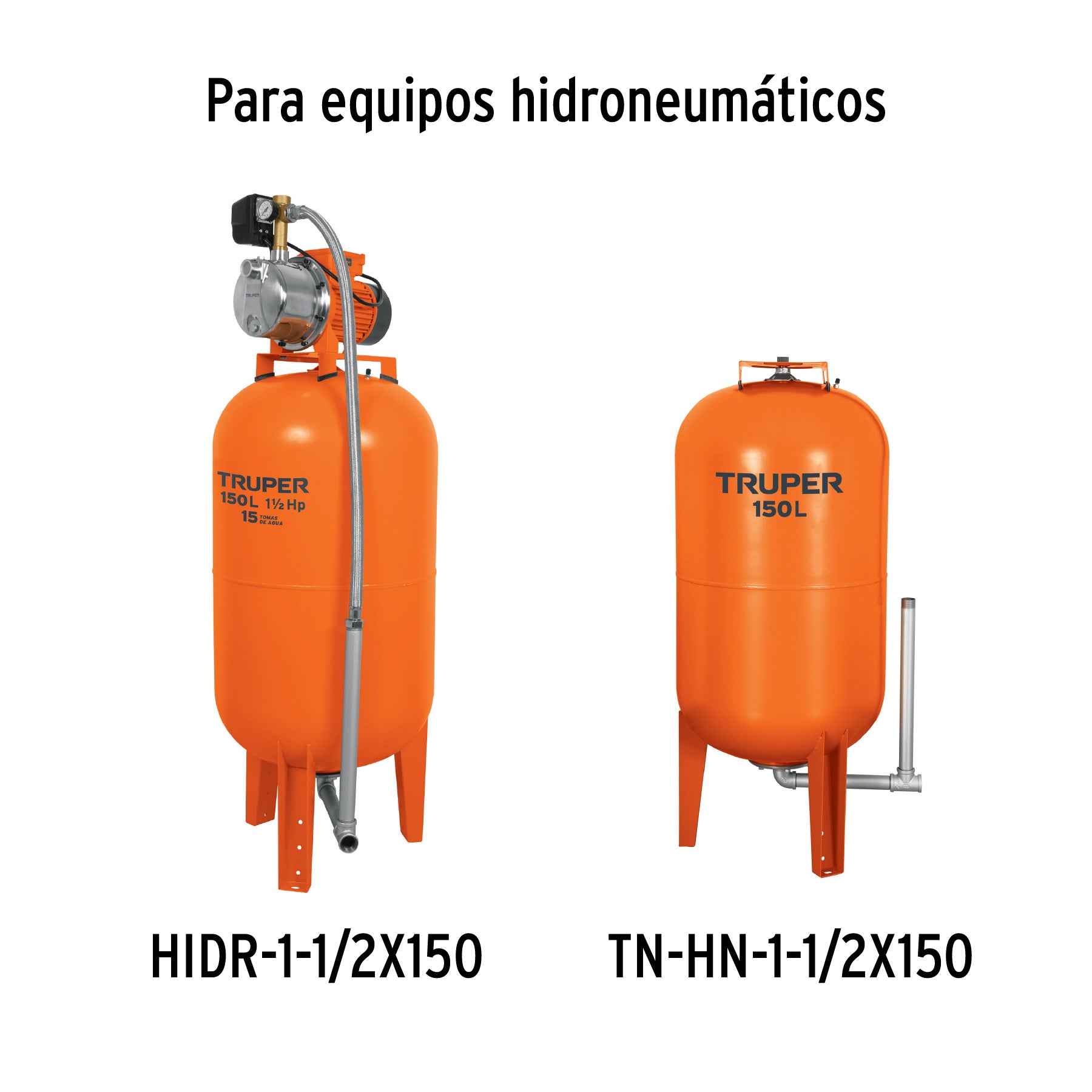 Membrana para hidroneumático HIDR-1-1/2X150, TRUPER