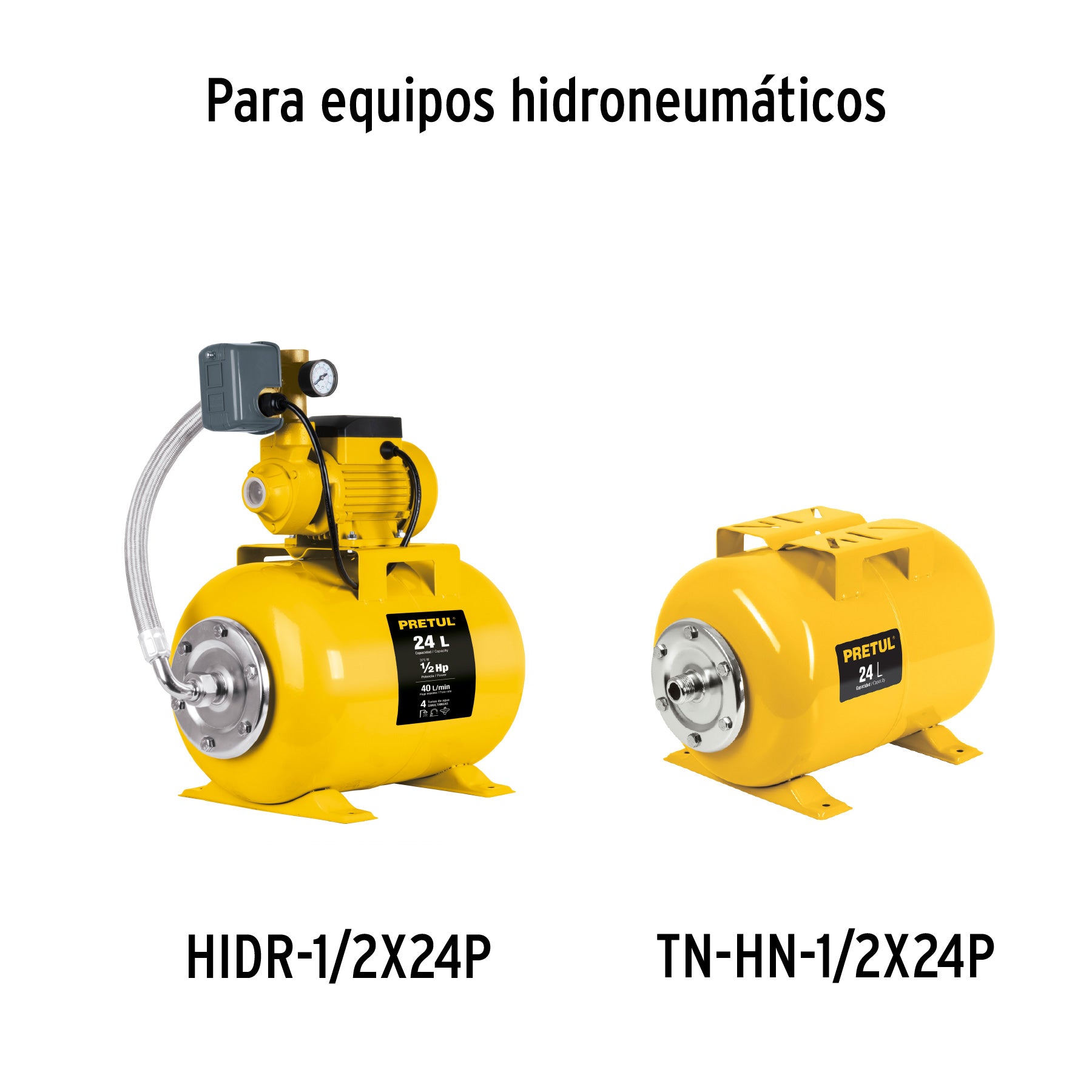Membrana para hidroneumático HIDR-1/2X24P, PRETUL