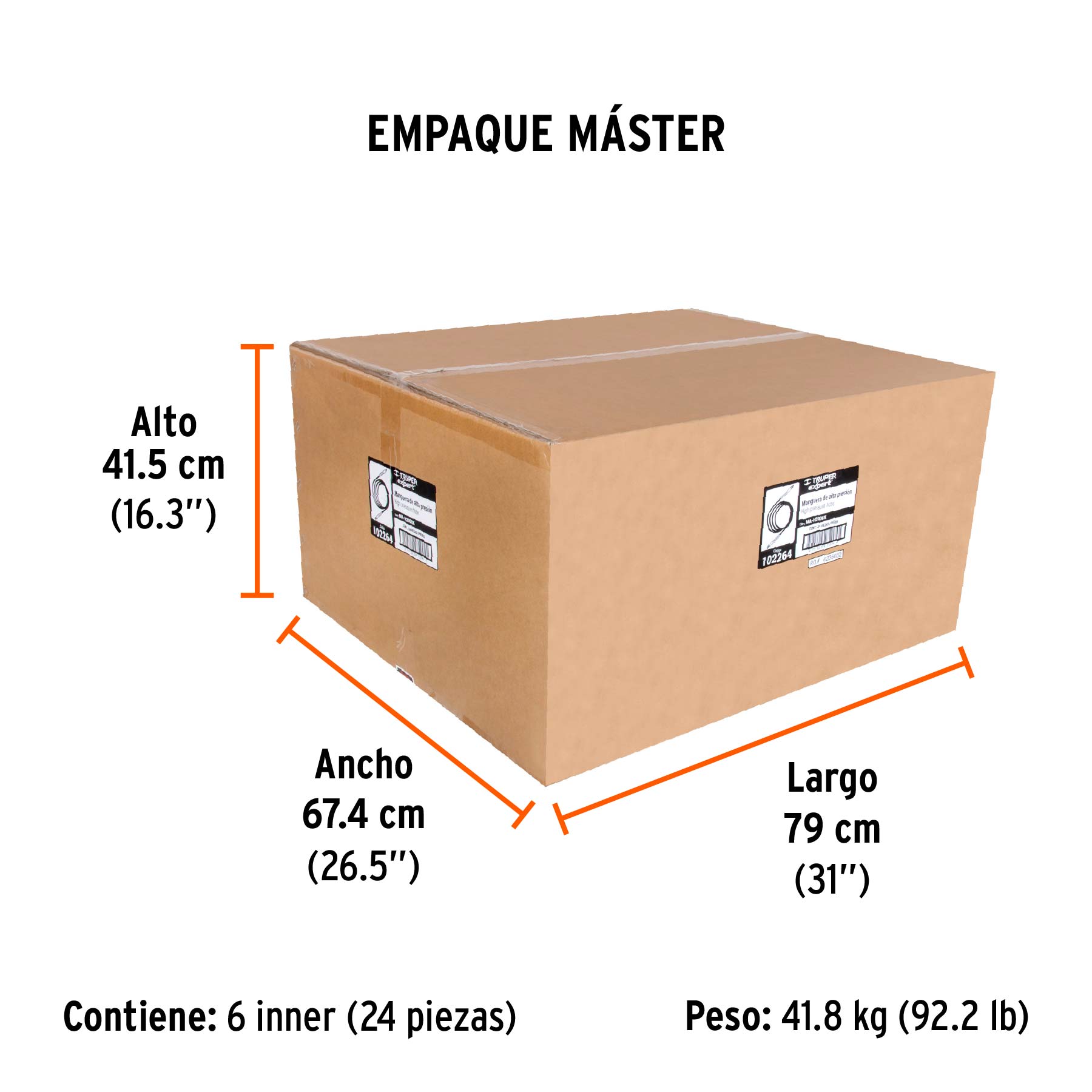 Manguera para HILA-2000X, TRUPER EXPERT - Empaque