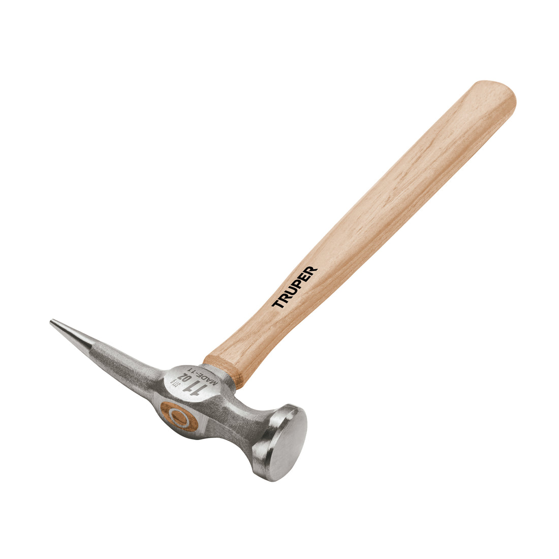 Martillo desabollador 11 oz punta larga, mango 12", TRUPER
