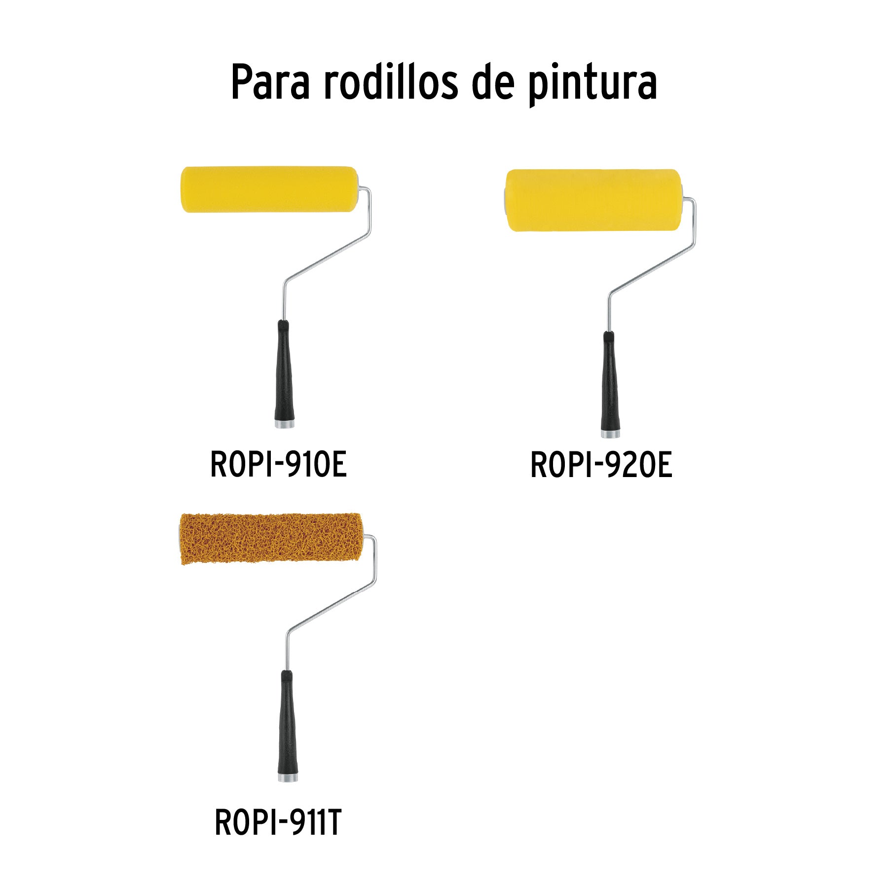 Maneral de 9", reforzado, con jaula para rodillo, TRUPER