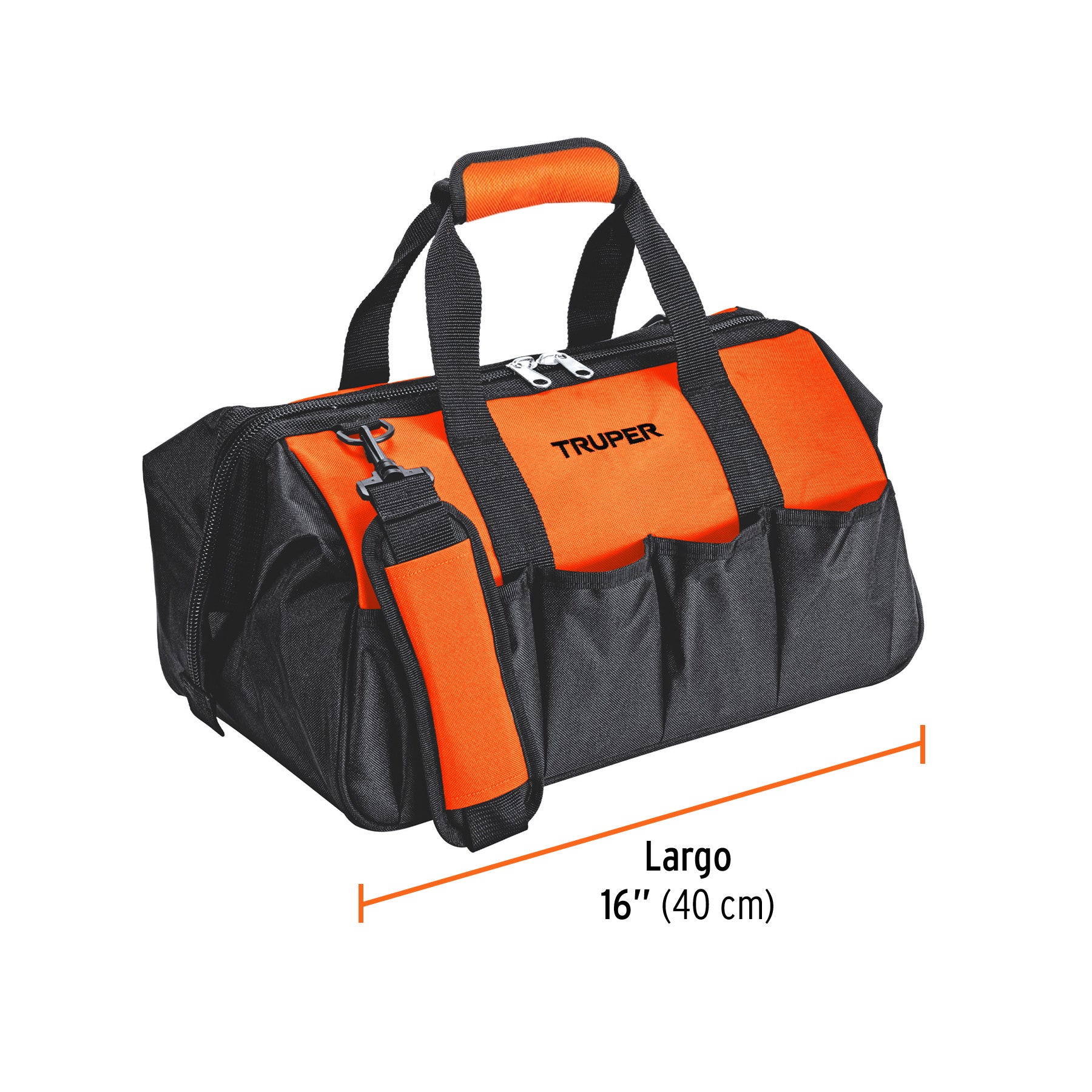 Maleta portaherramientas de 16", TRUPER