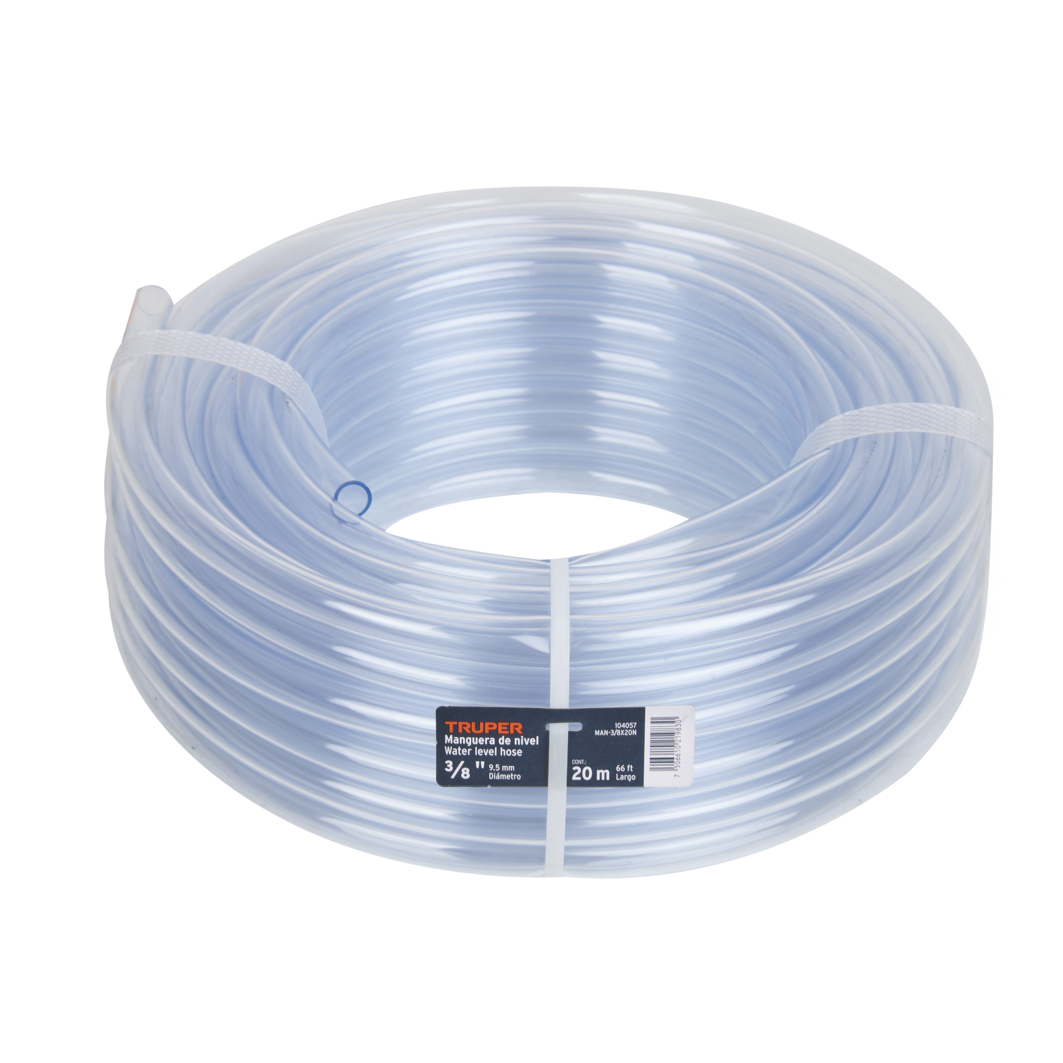 Manguera de Nivel, 3/8", rollo de 20m, TRUPER