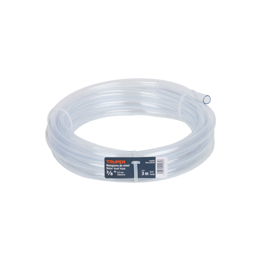 Manguera de Nivel, 3/8", rollo de 3m, TRUPER