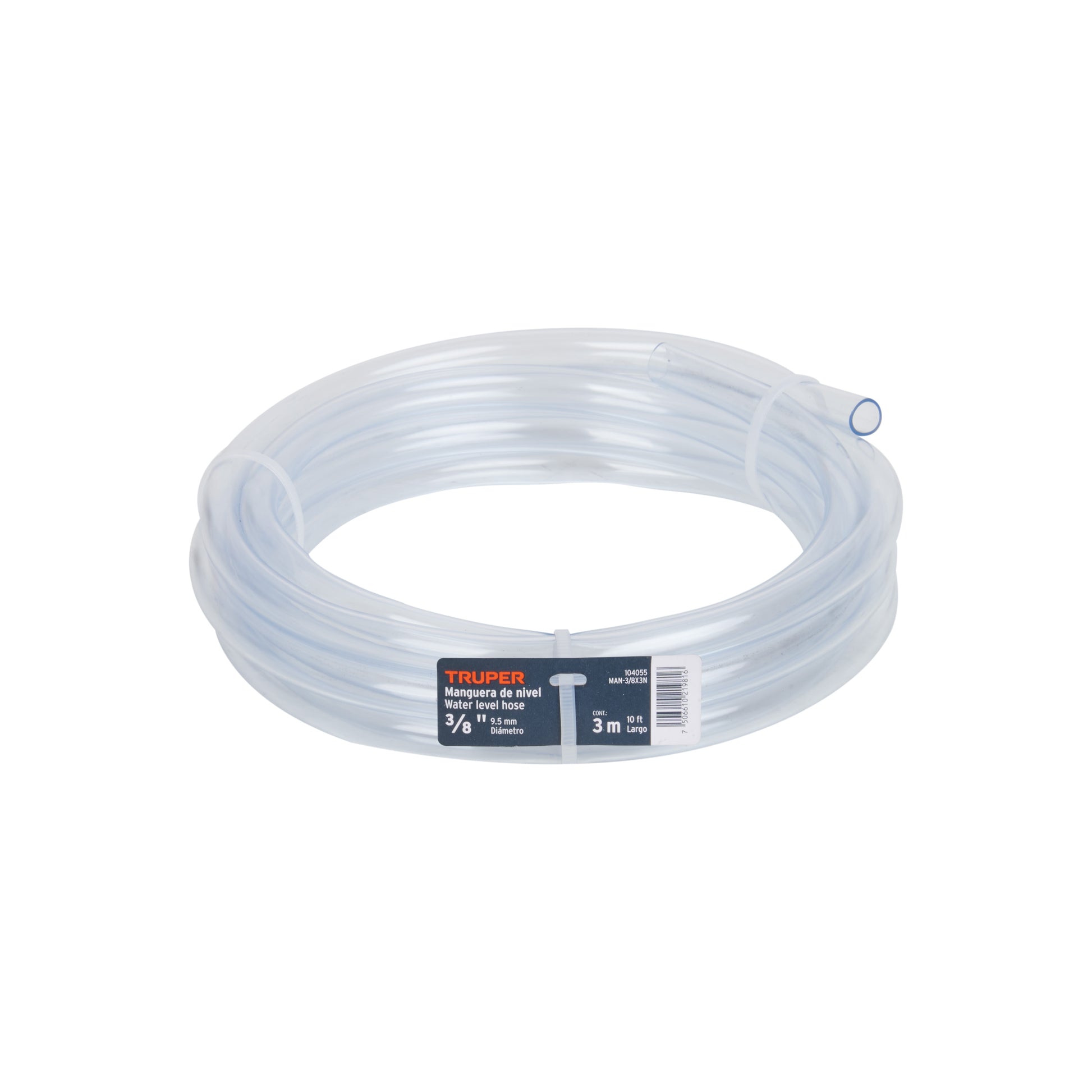 Manguera de Nivel, 3/8", rollo de 3m, TRUPER