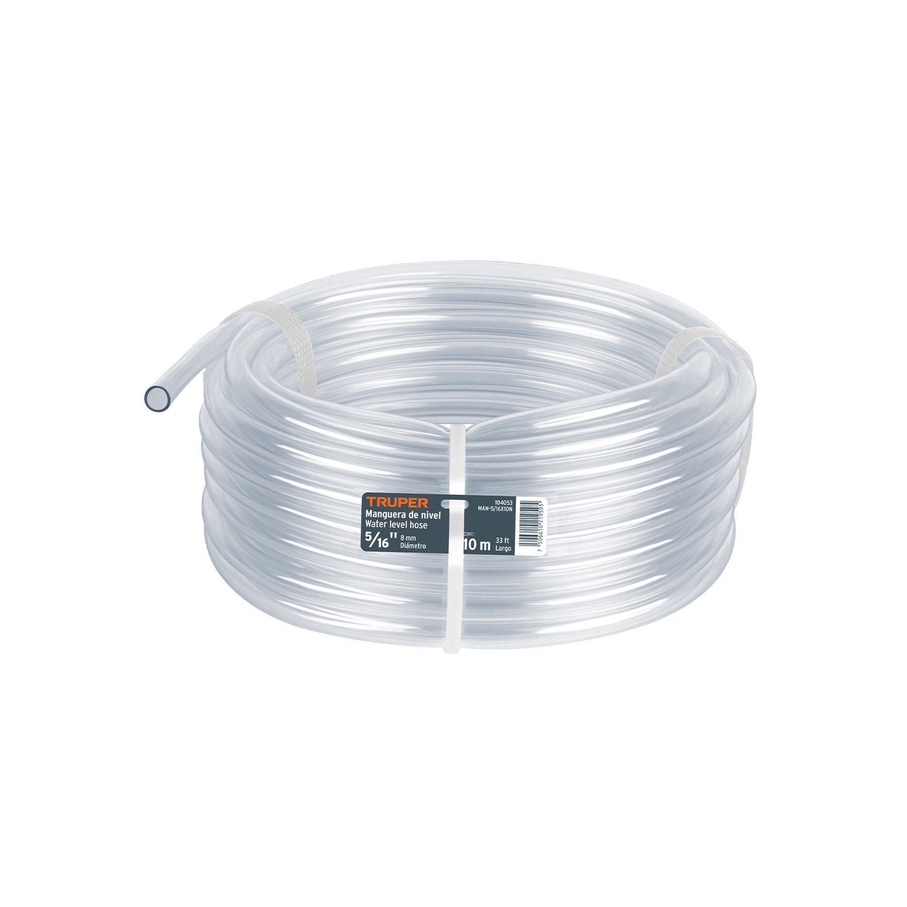 Manguera de Nivel, 5/16", rollo de 10m, TRUPER
