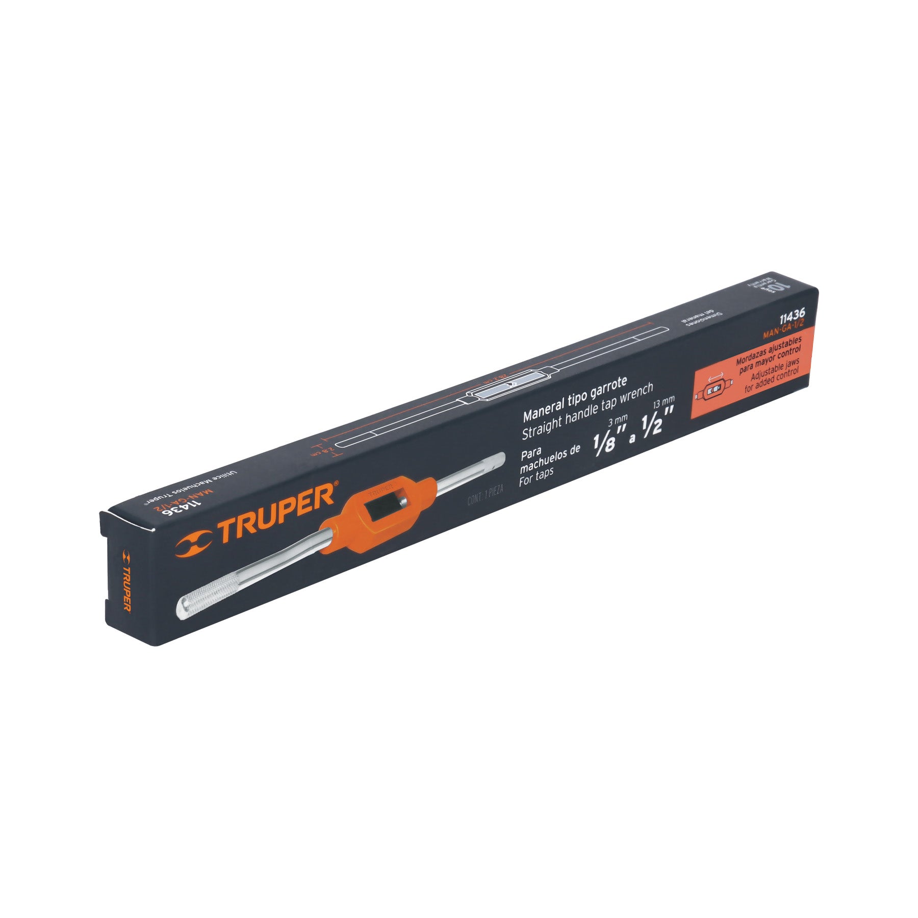 Maneral tipo garrote para machuelo 1/2", TRUPER