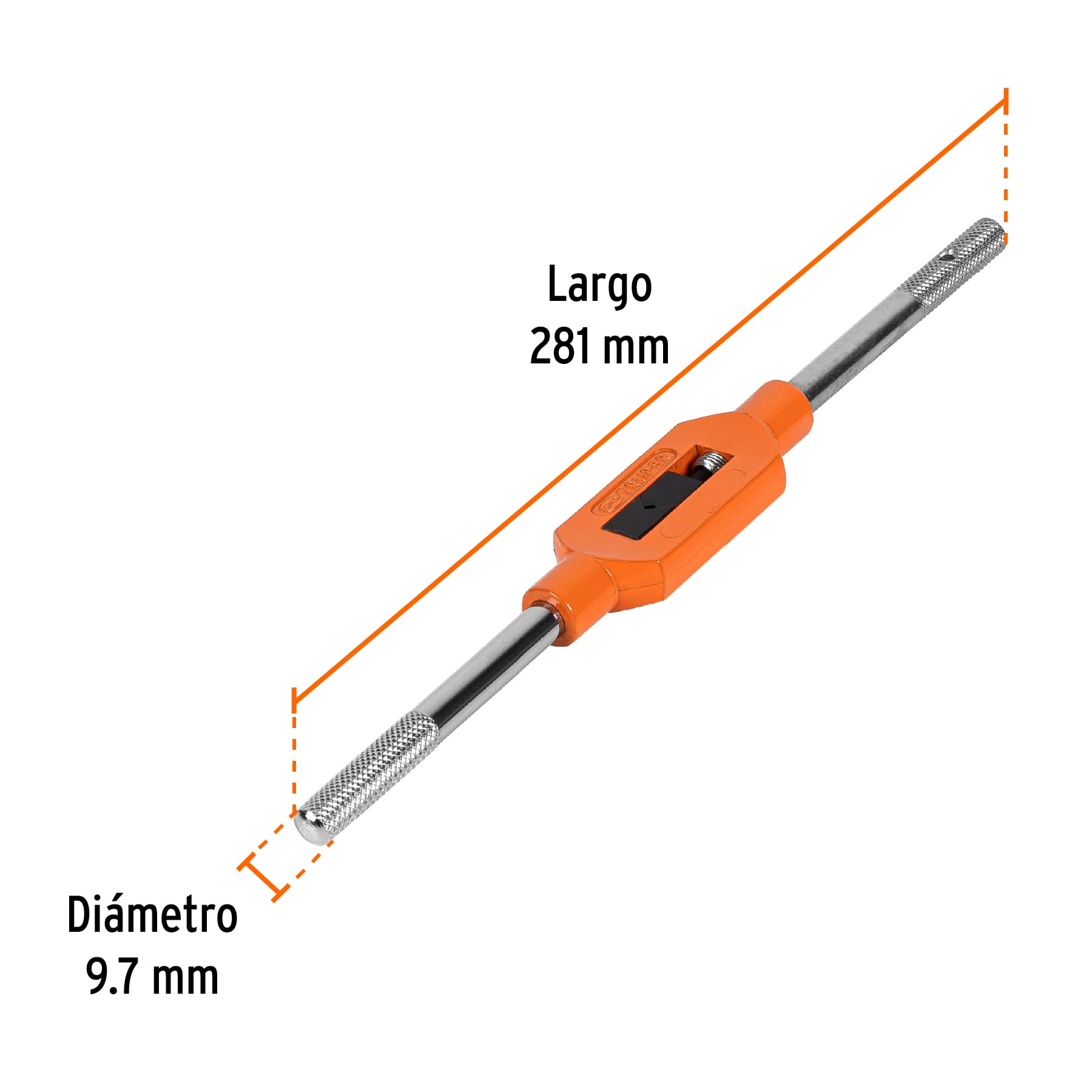 Maneral tipo garrote para machuelo 1/2", TRUPER