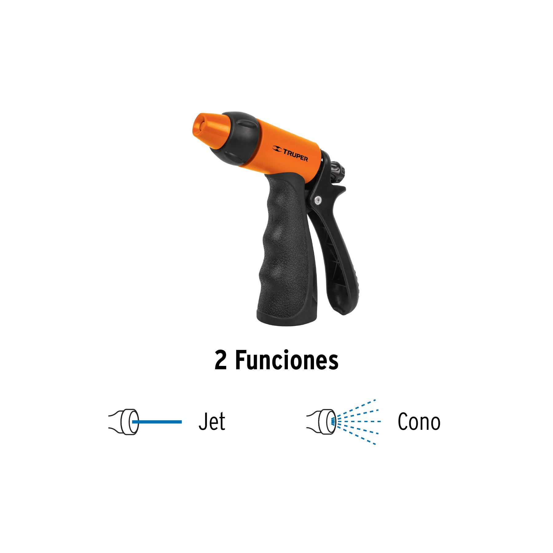 Combo manguera MAN-15X1/2RE y pistola de riego PR-401