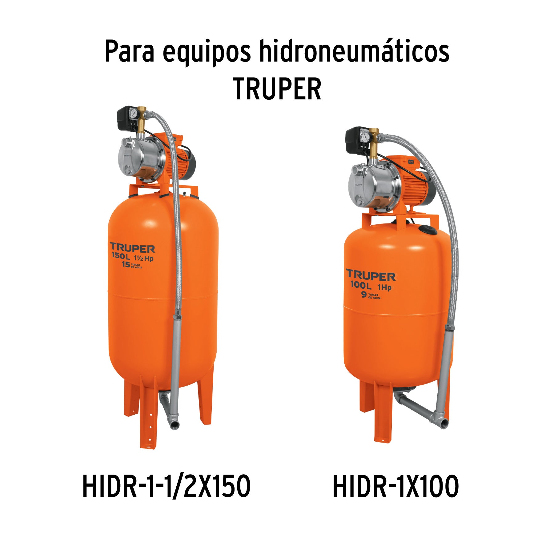 Manómetro para equipos hidroneumáticos, TRUPER