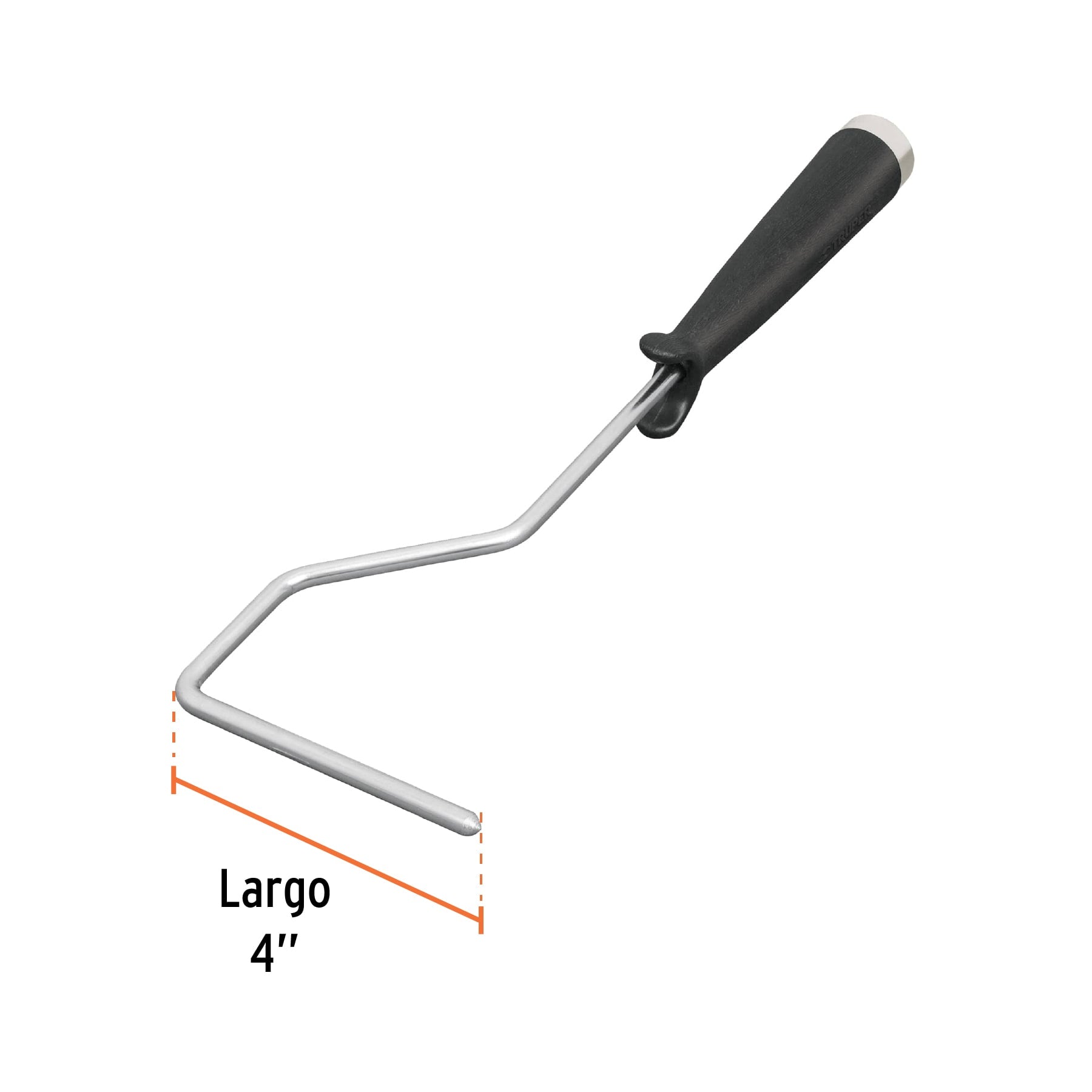 Maneral de 4" para rodillo, TRUPER