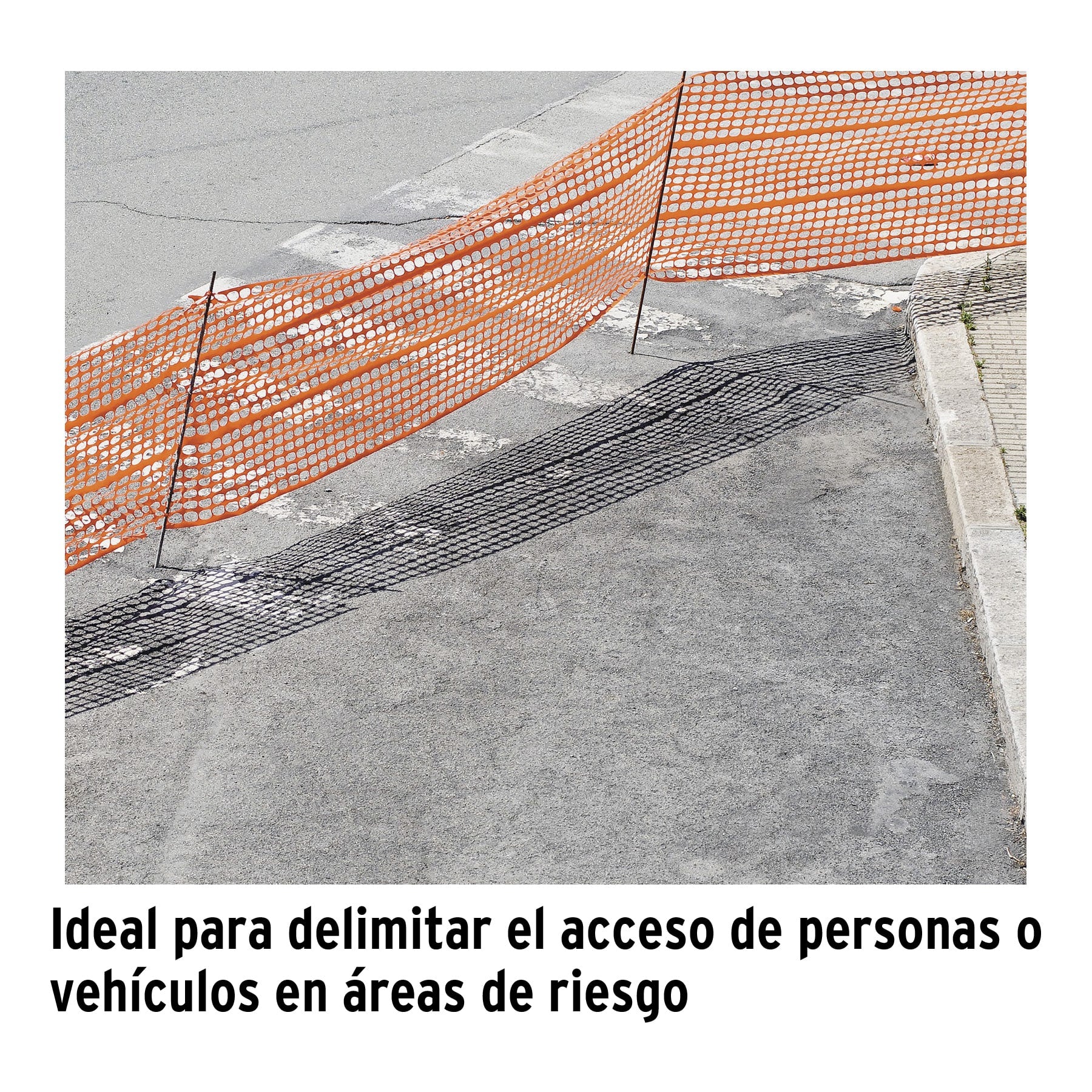 Rollo de 30 m de malla de seguridad, TRUPER