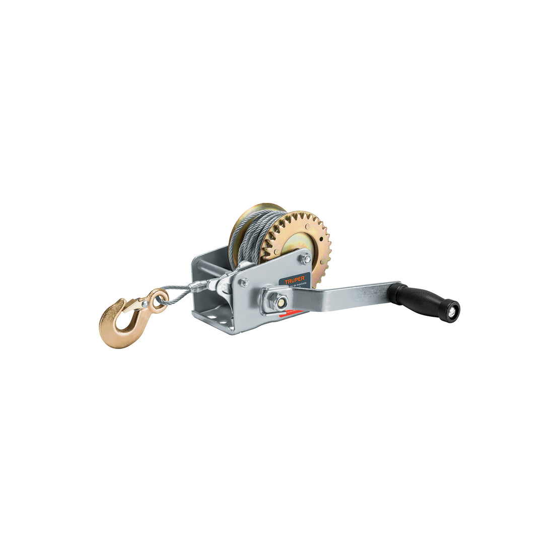 Malacate de manivela 300 kg con cable, TRUPER
