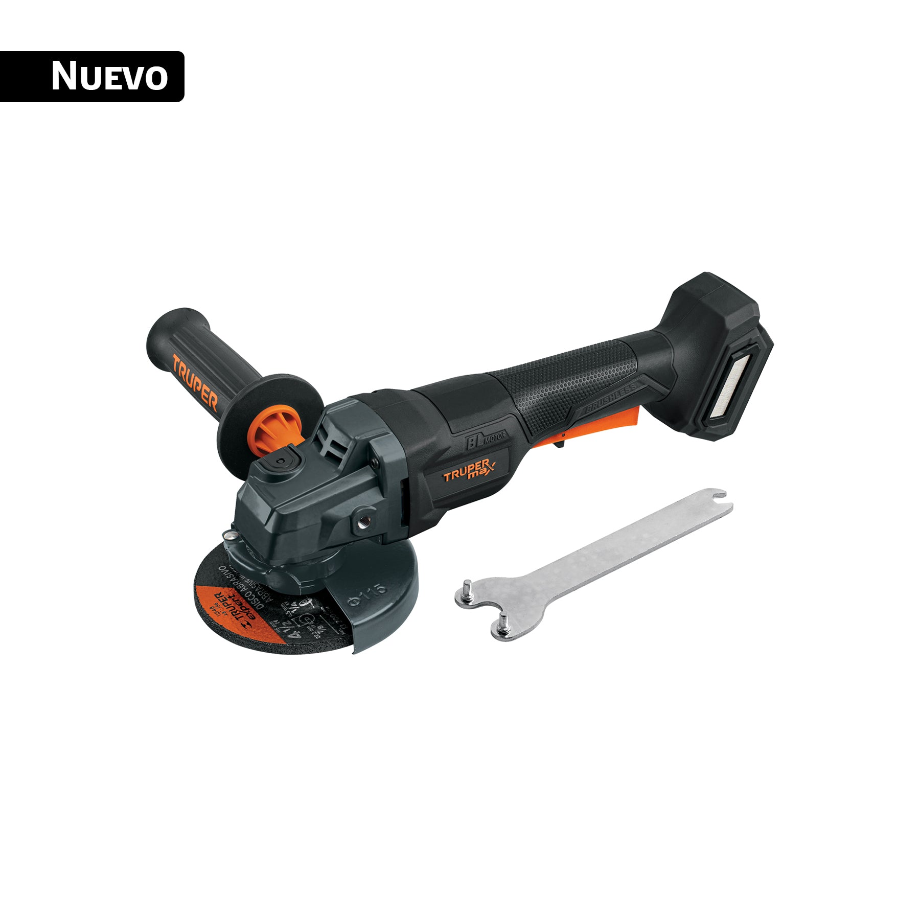 Esmeriladora 4-1/2" 20V, int. paleta, s/accesorios, MAX