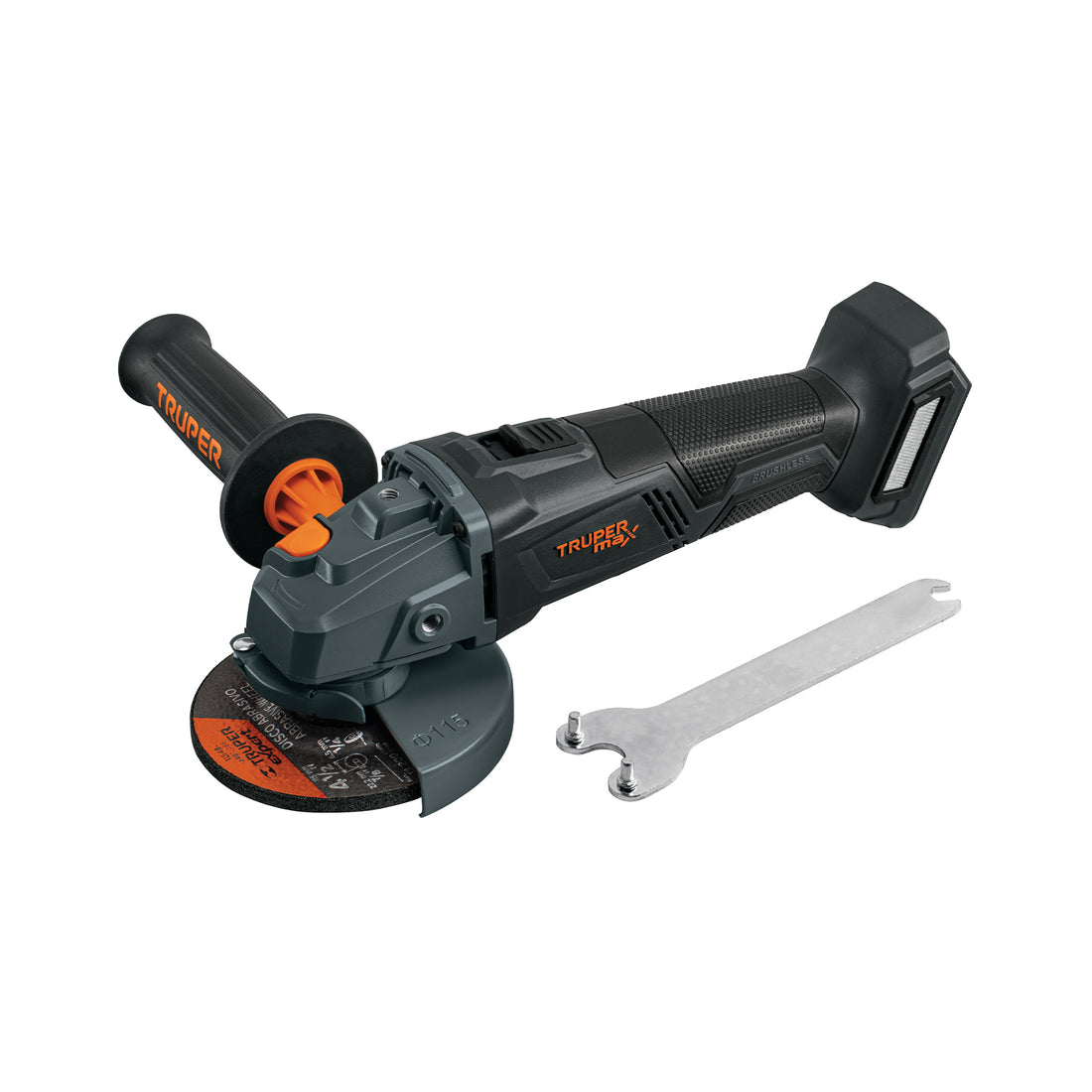 Esmeriladora 4-1/2", 20V, s/accesorios, TRUPER MAX