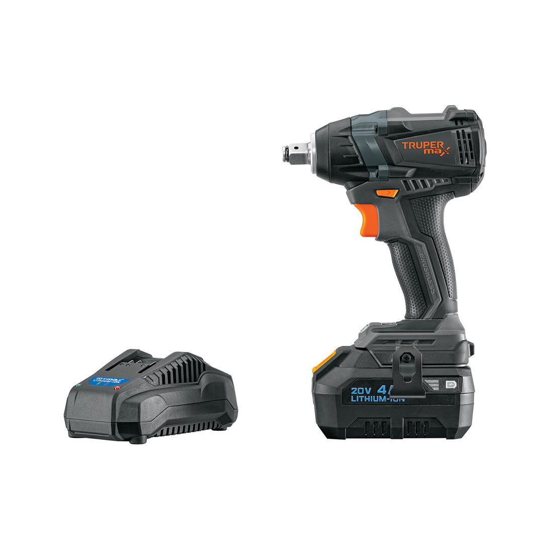 Llave de impacto 1/2", 20V, 155 lb/ft, 1 batería 4Ah, MAX