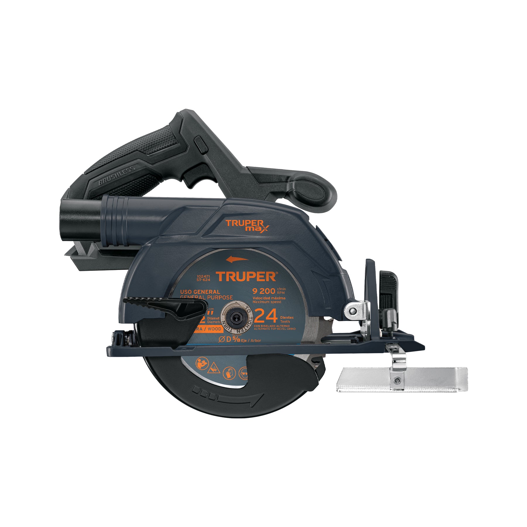 Sierra circular 6-1/2", 20V, s/accesorios, TRUPER MAX