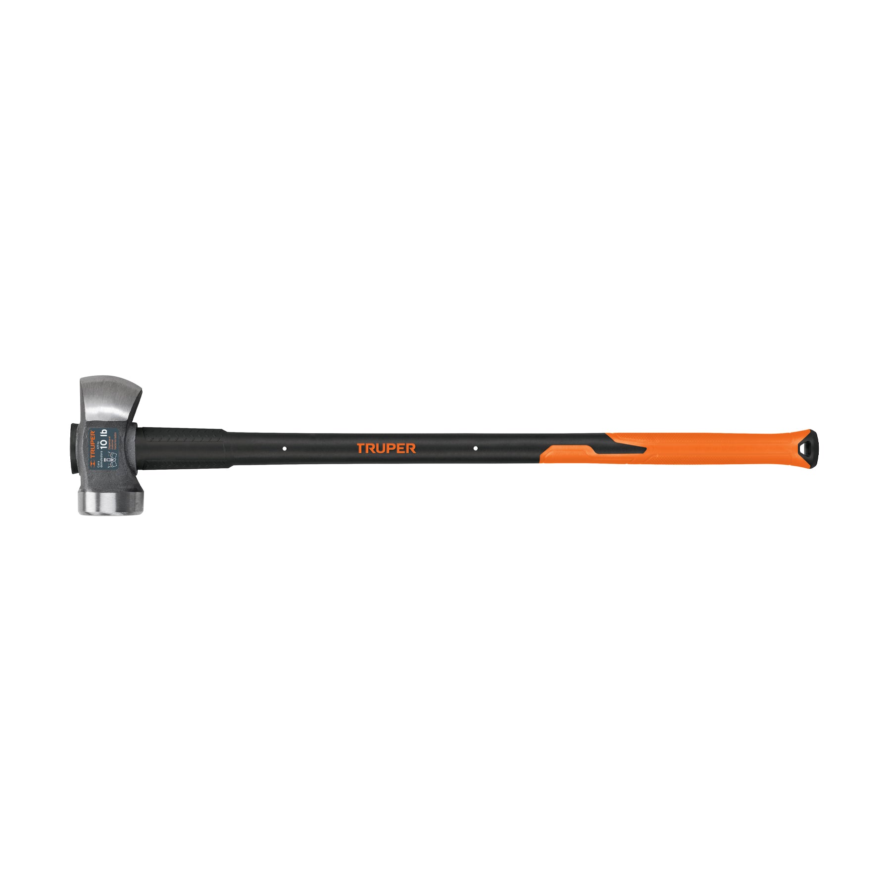 Marro demoledor 10 lb, mango fibra de vidrio 36", TRUPER