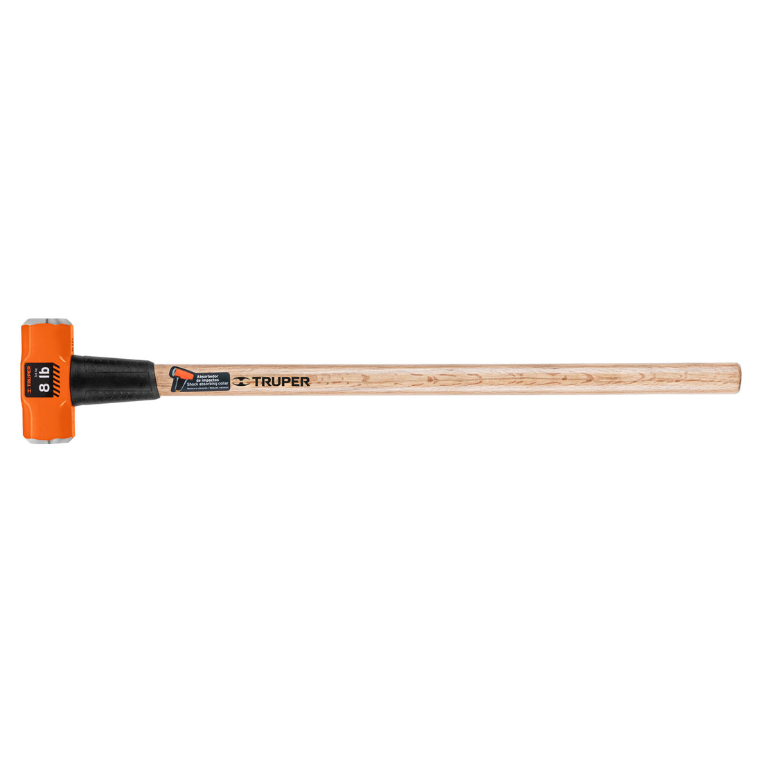 Marro octagonal 8 lb, mango de madera 36", TRUPER