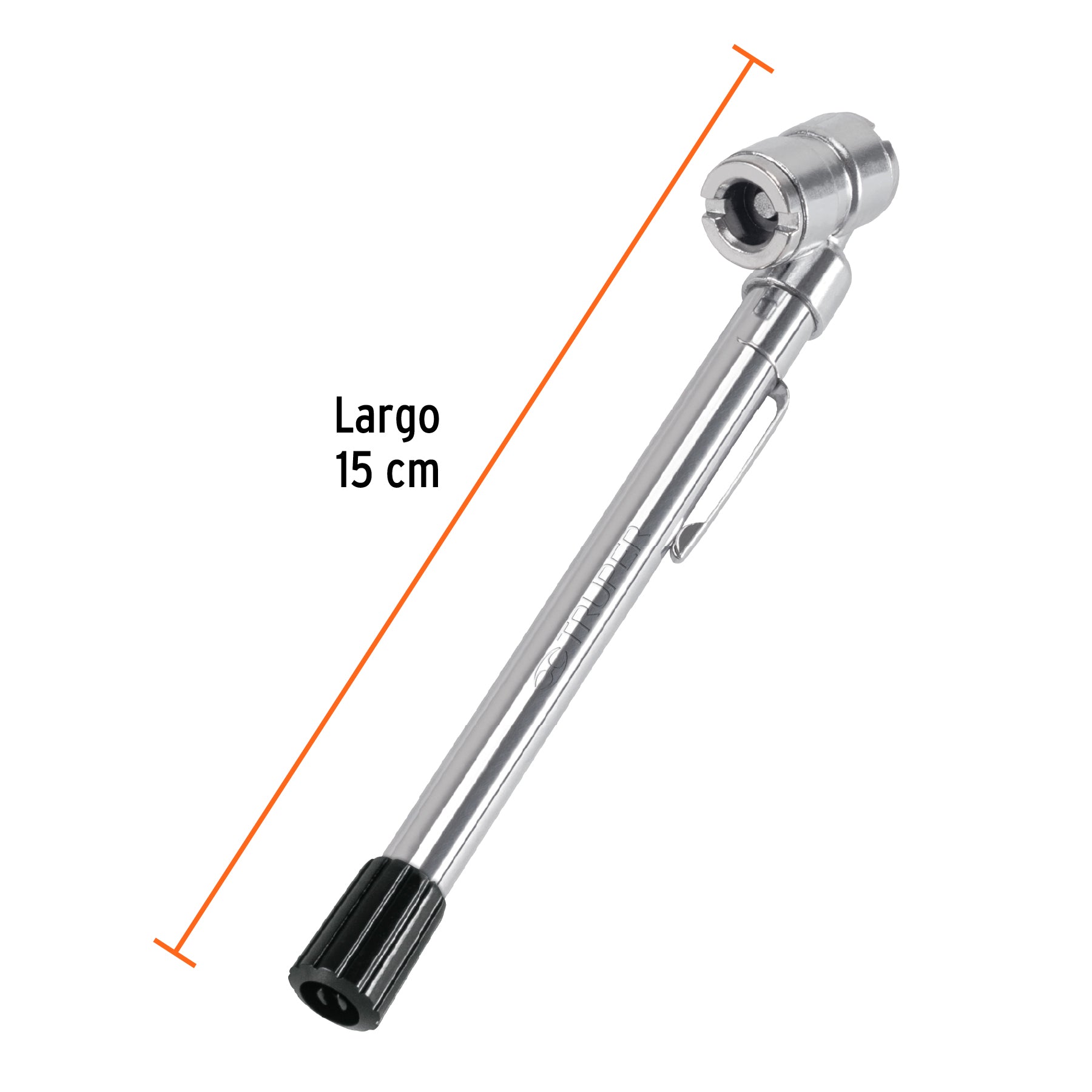 Calibrador de presión 120 psi cabeza doble, TRUPER