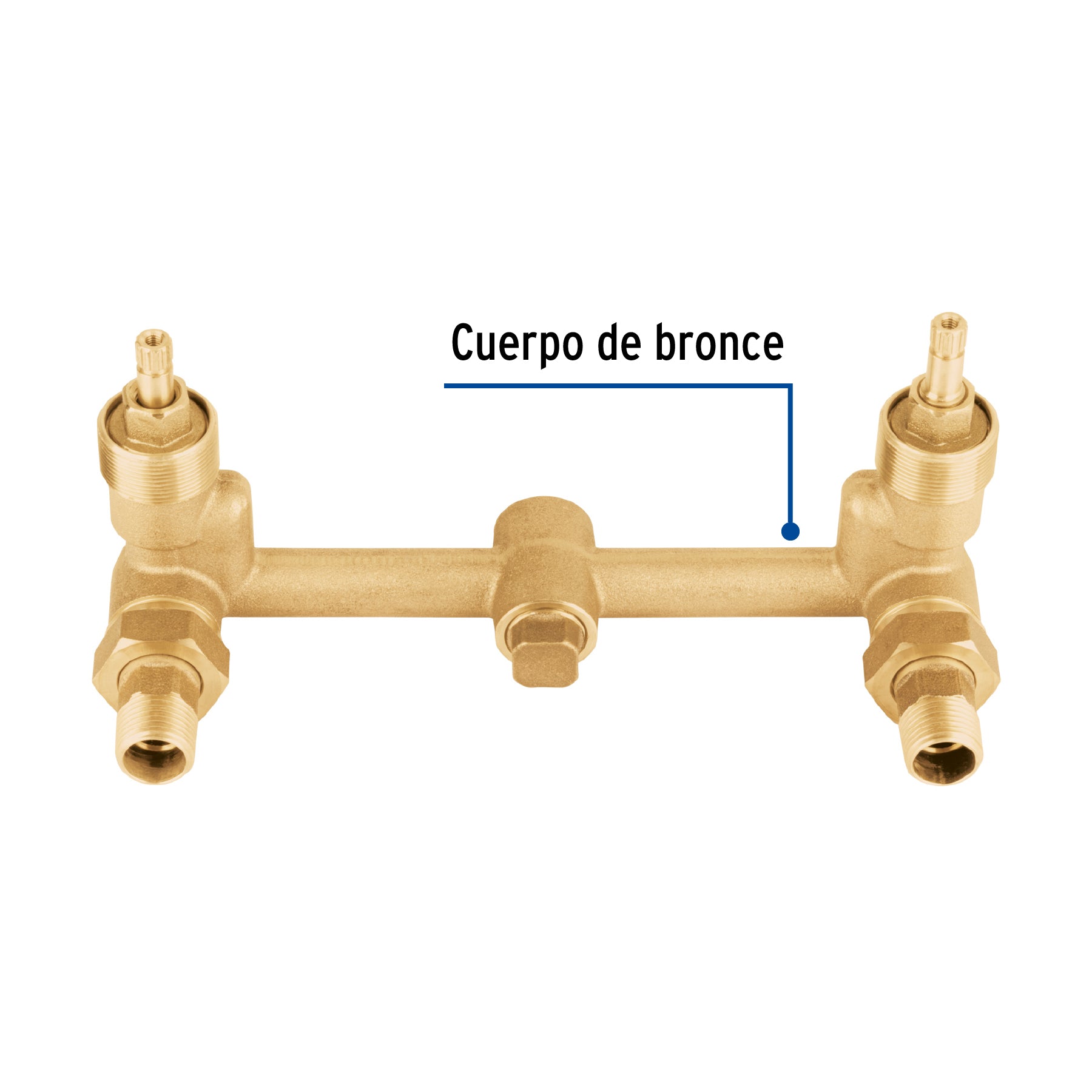 Mezcladora empotrar, compresión, sin manerales, FOSET