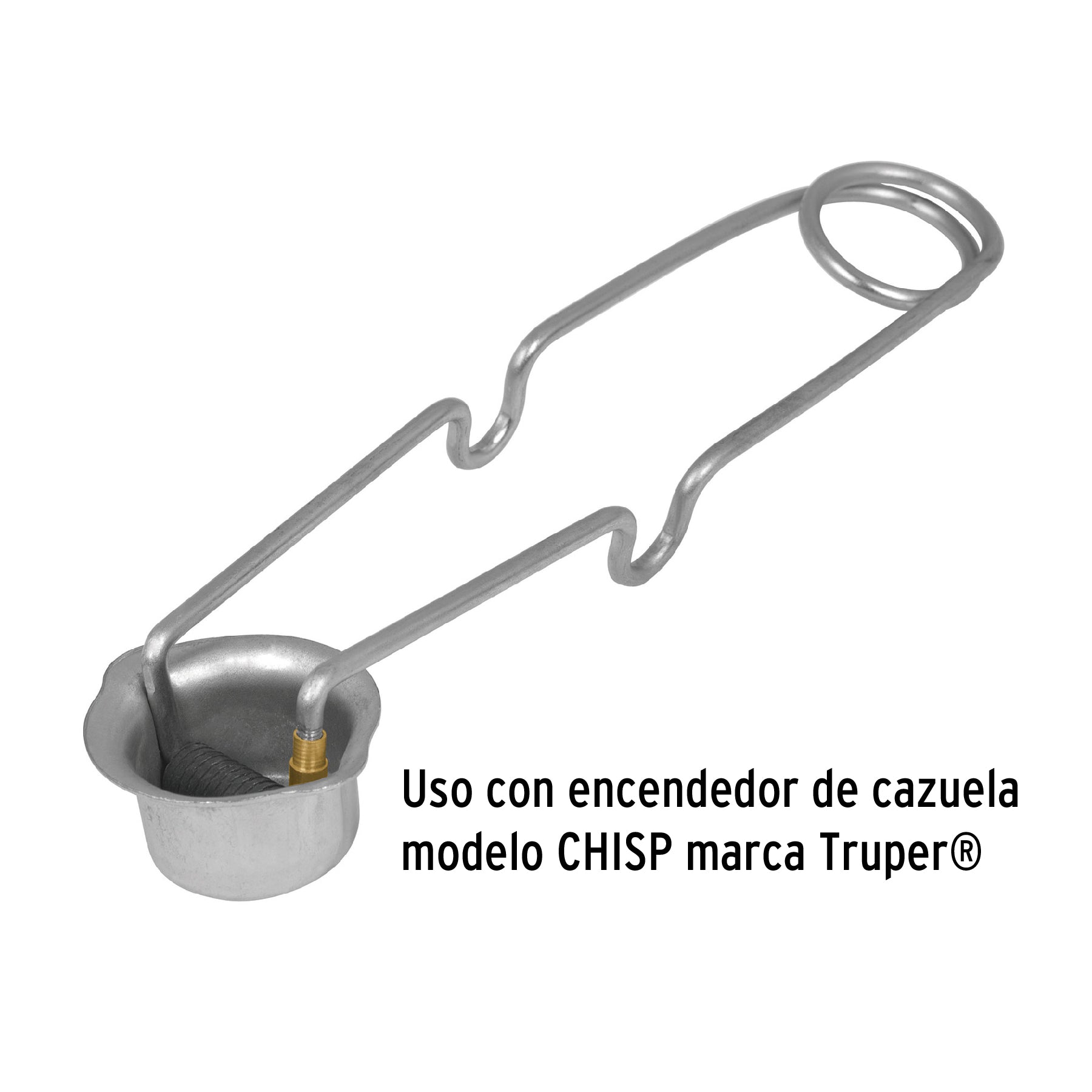 Soplete de aluminio, encendido manual, válvula roscada