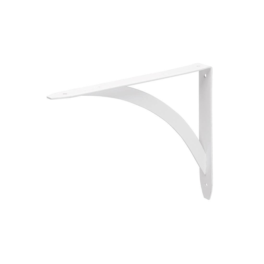 Ménsula reforzada blanca 8 x 10", diseño barra, FIERO