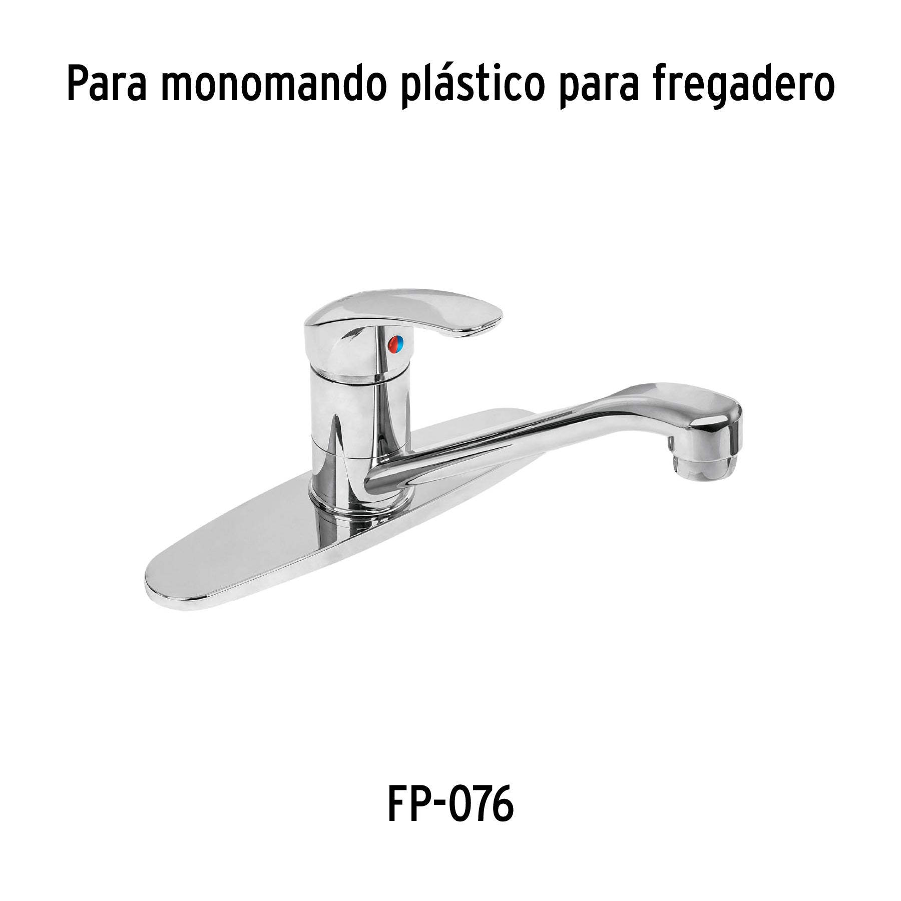 Maneral de palanca p/monomando de fregadero, cromo, BASIC