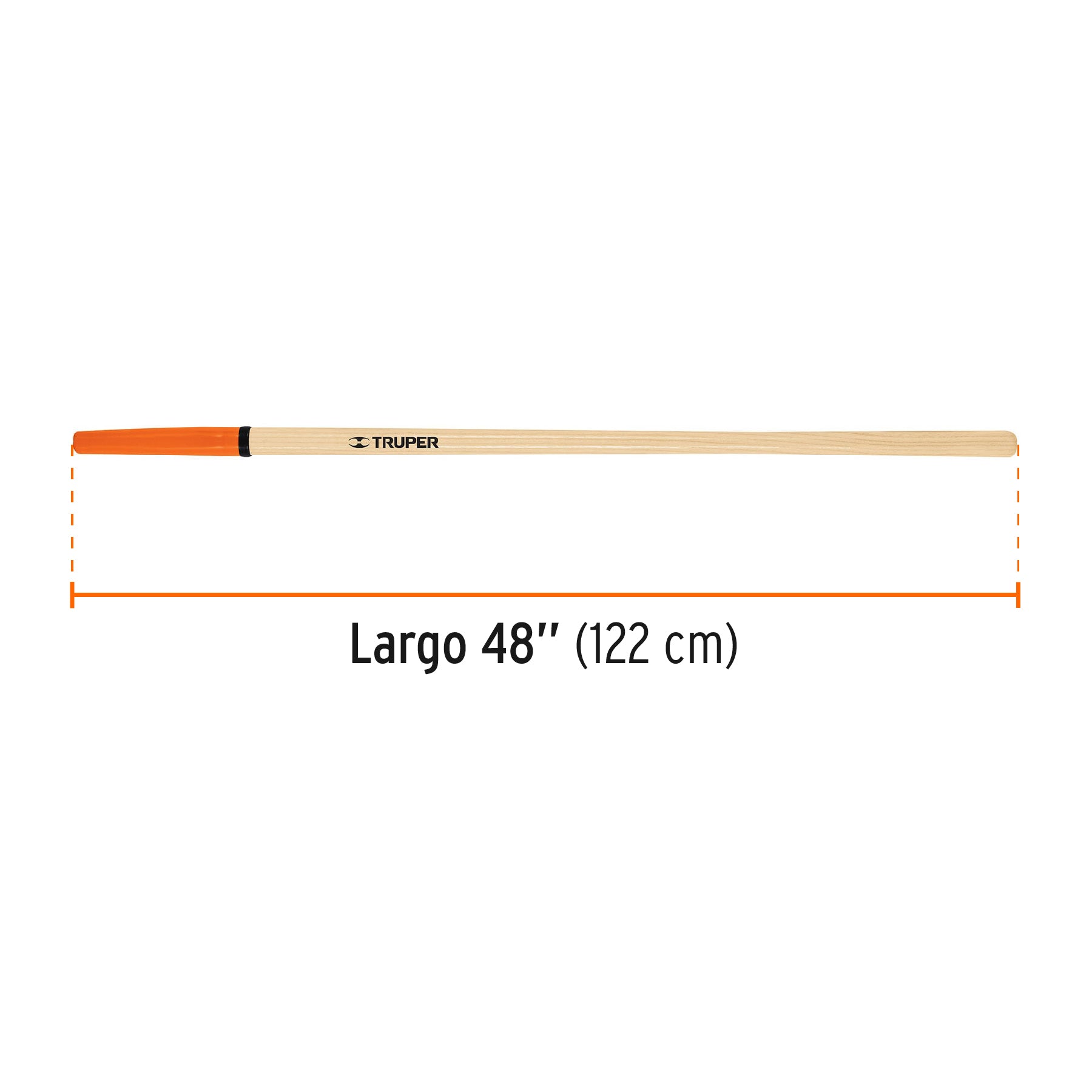 Mango de repuesto para bieldo de paja, 48", TRUPER