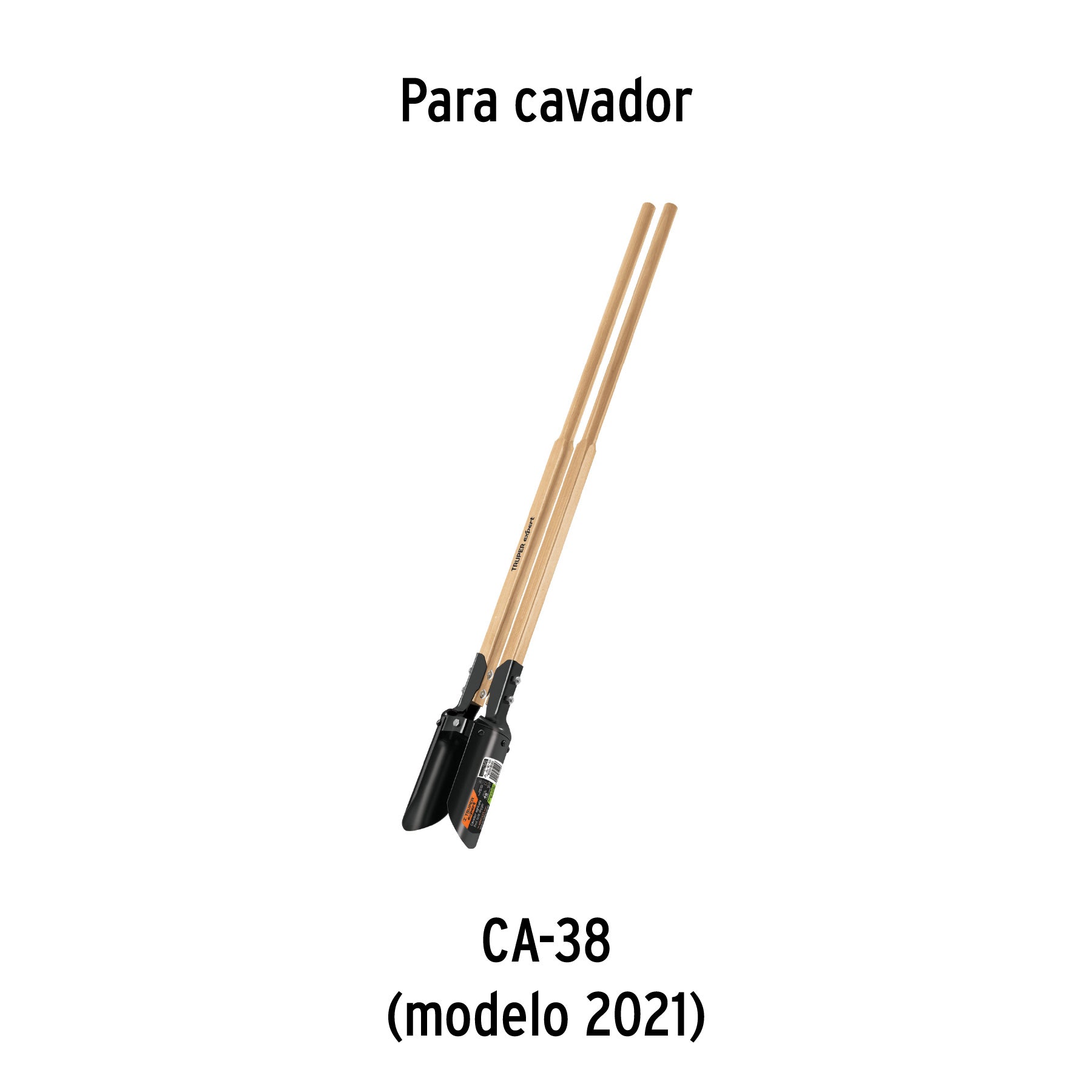Mango de madera, repuesto para CA-38, 48", TRUPER