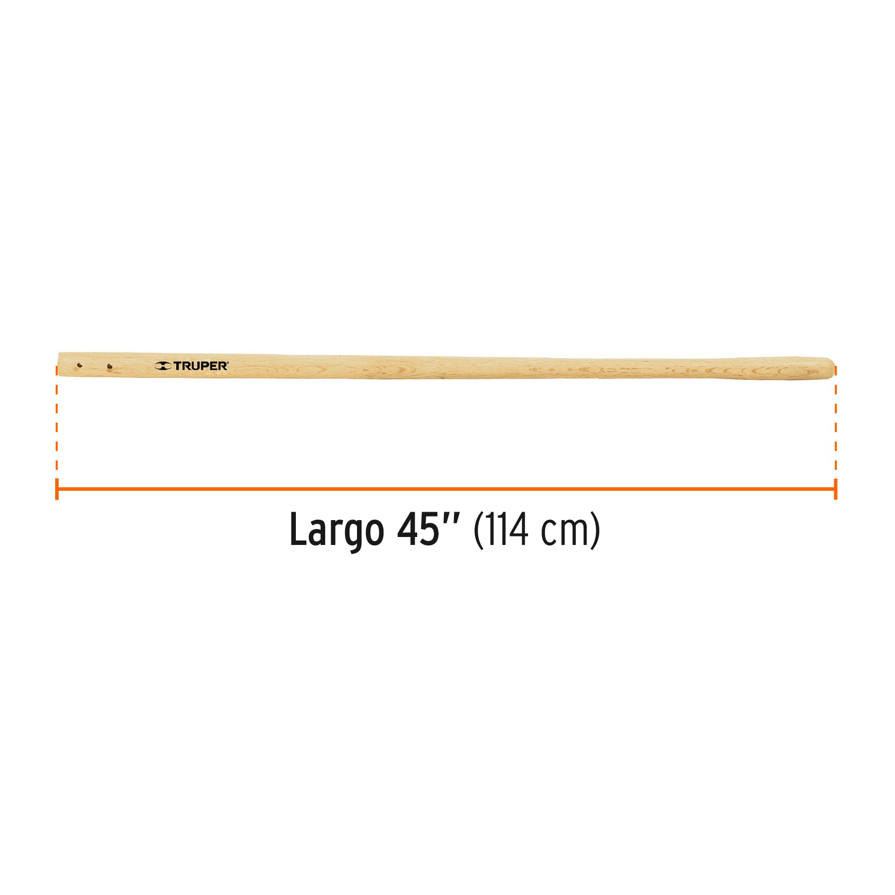Mango de madera, repuesto para CA-36, 45", TRUPER