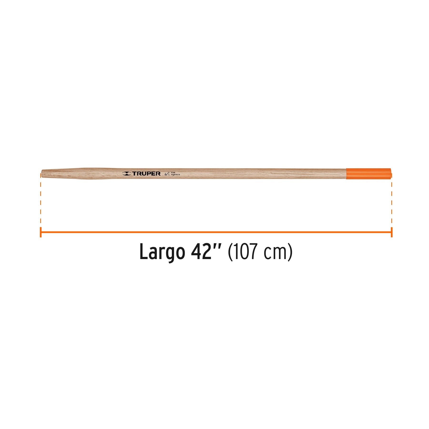 Mango de repuesto 42" para coa agavera, TRUPER