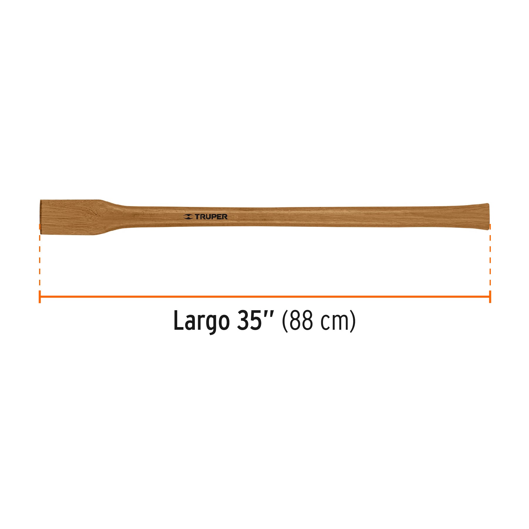 Mango hickory 35" para hacha doble y Pulaski 3-1/2lb, TRUPER