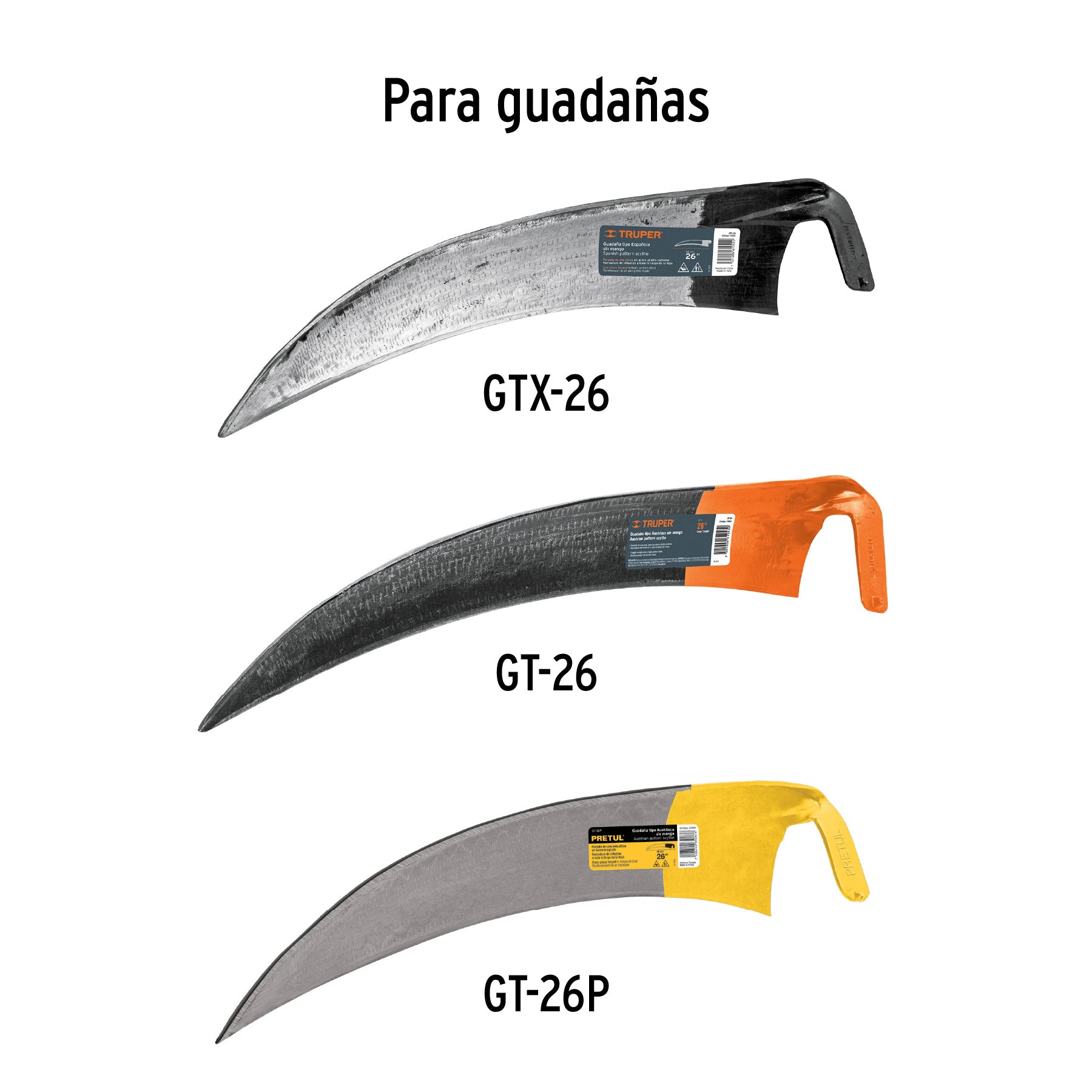 Mango con abrazadera para guadaña, TRUPER