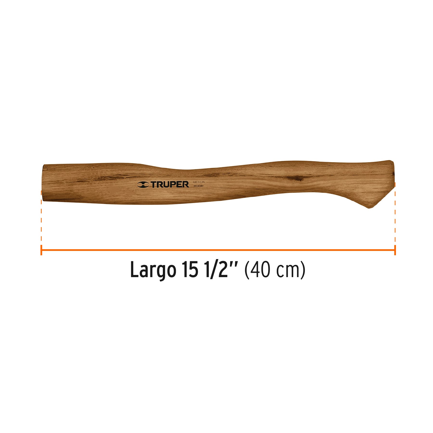 Mango hickory 15 1/2" para hacha cazadora y europea 1-3/4 lb