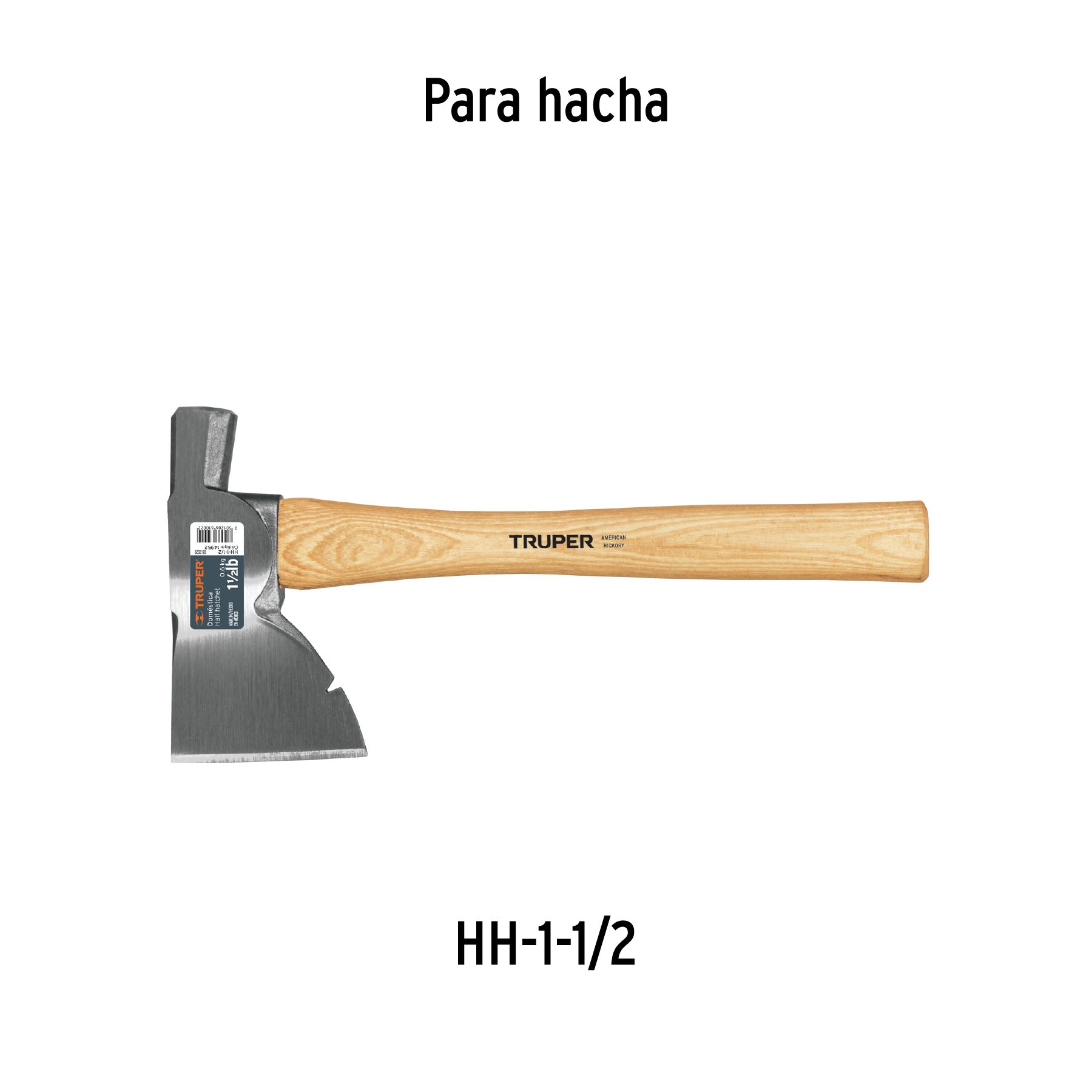 Mango hickory 14" para hacha doméstica 1-1/2 lb, TRUPER