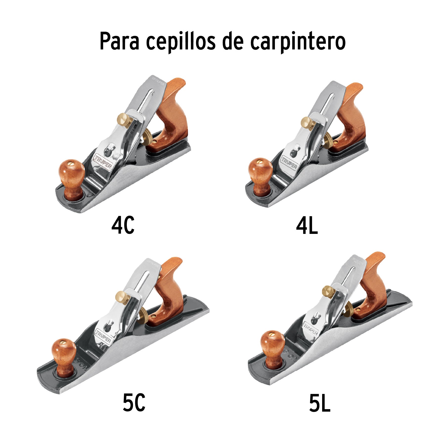 Manija de repuesto para cepillos de carpintero, TRUPER