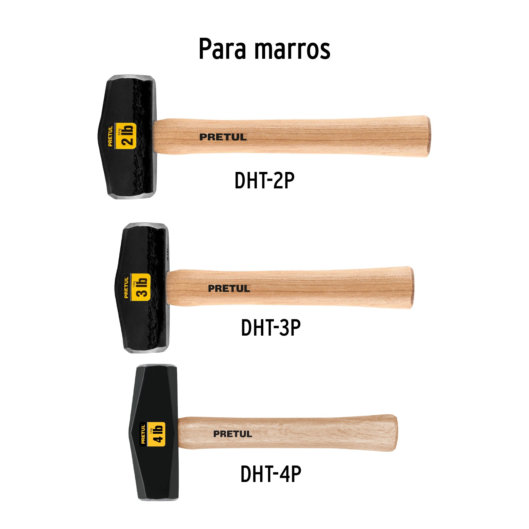 Mango de 12" para marros de 2 a 4 lb, TRUPER