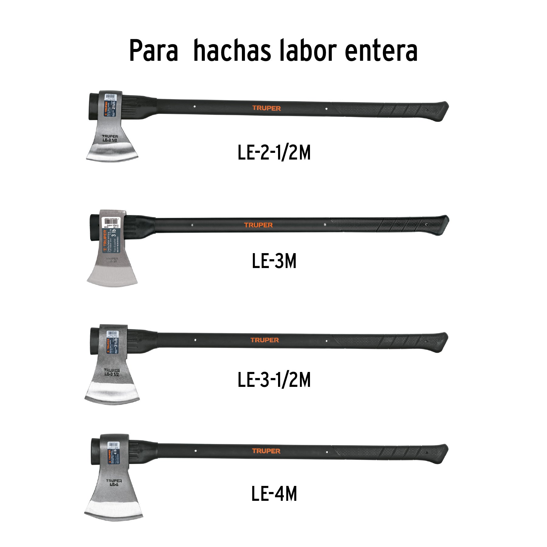 Mango fibra de vidrio 36" para hachas media y labor entera