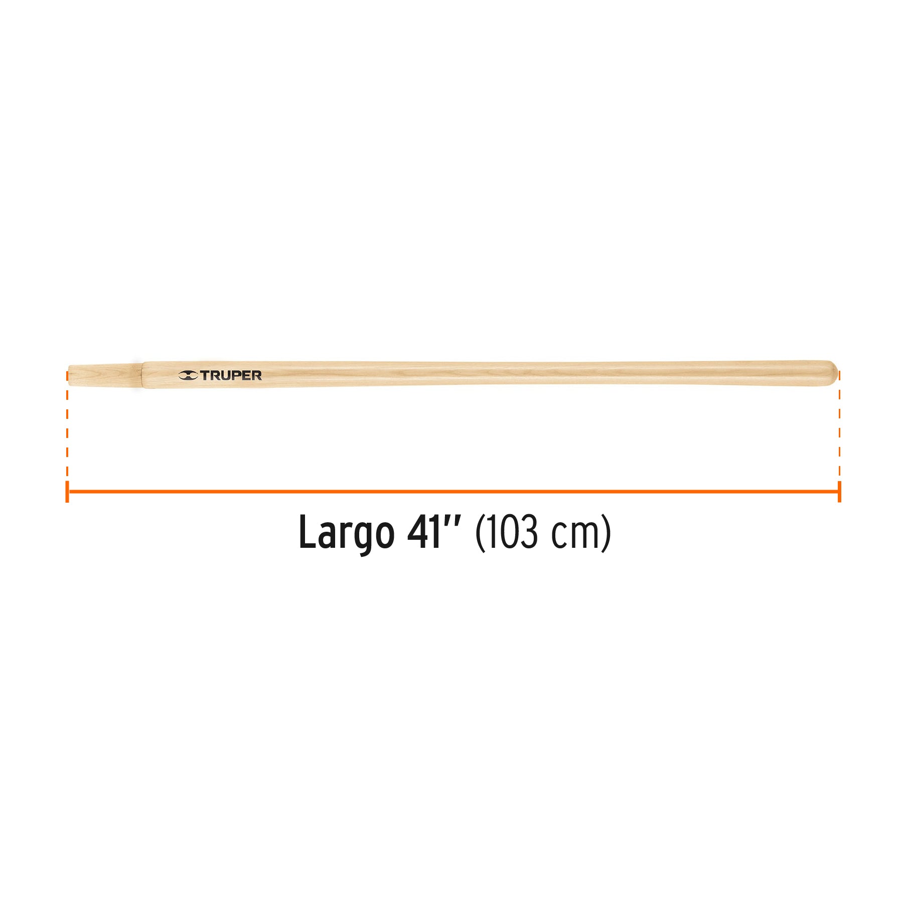 Mango de reposición para pala larga T-2000, 41", TRUPER