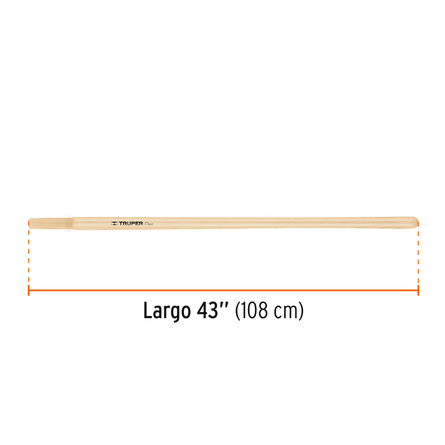 Mango de reposición para pala larga Classic, 45", TRUPER