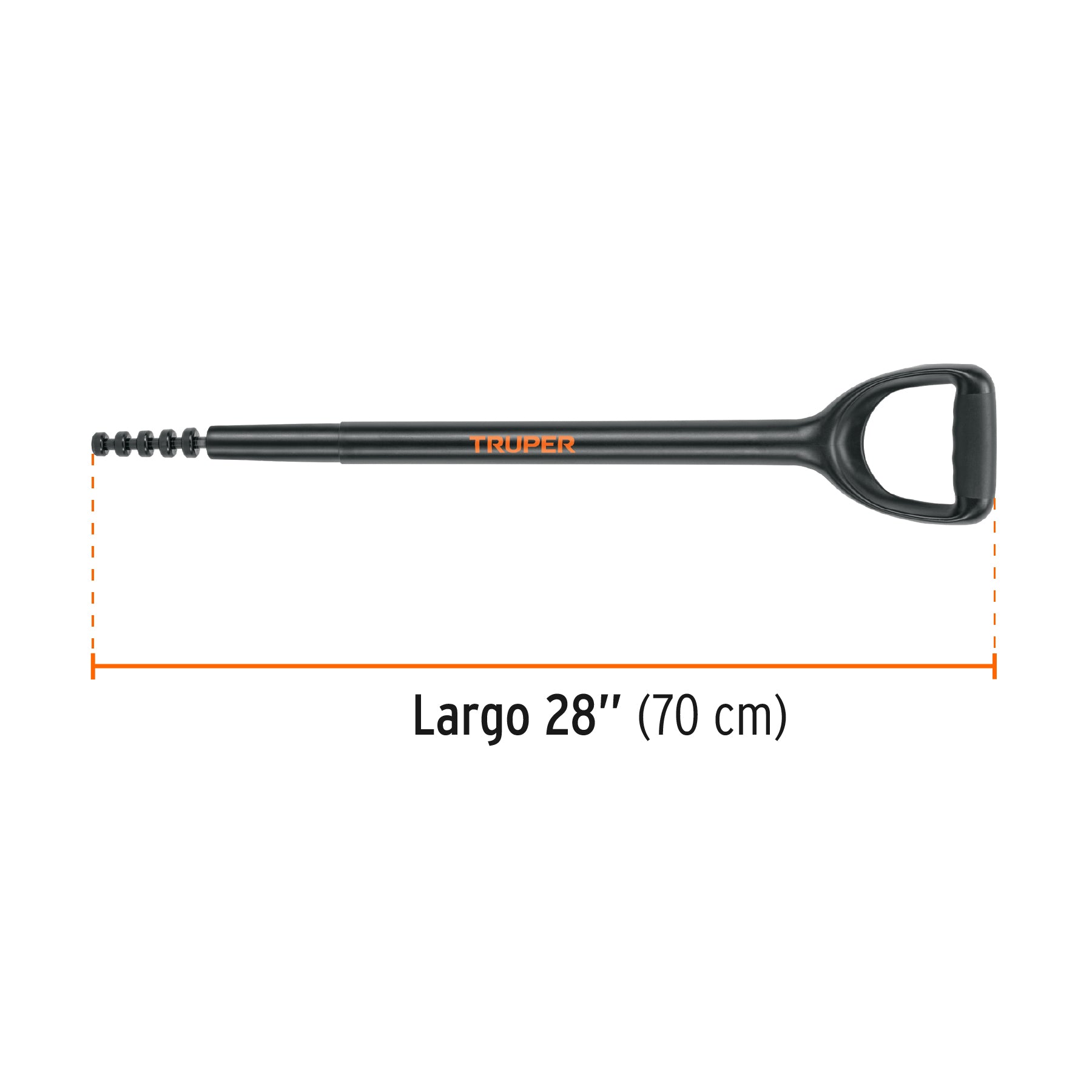 Mango de reposición para pala T-2000, fibra de vidrio, 26"