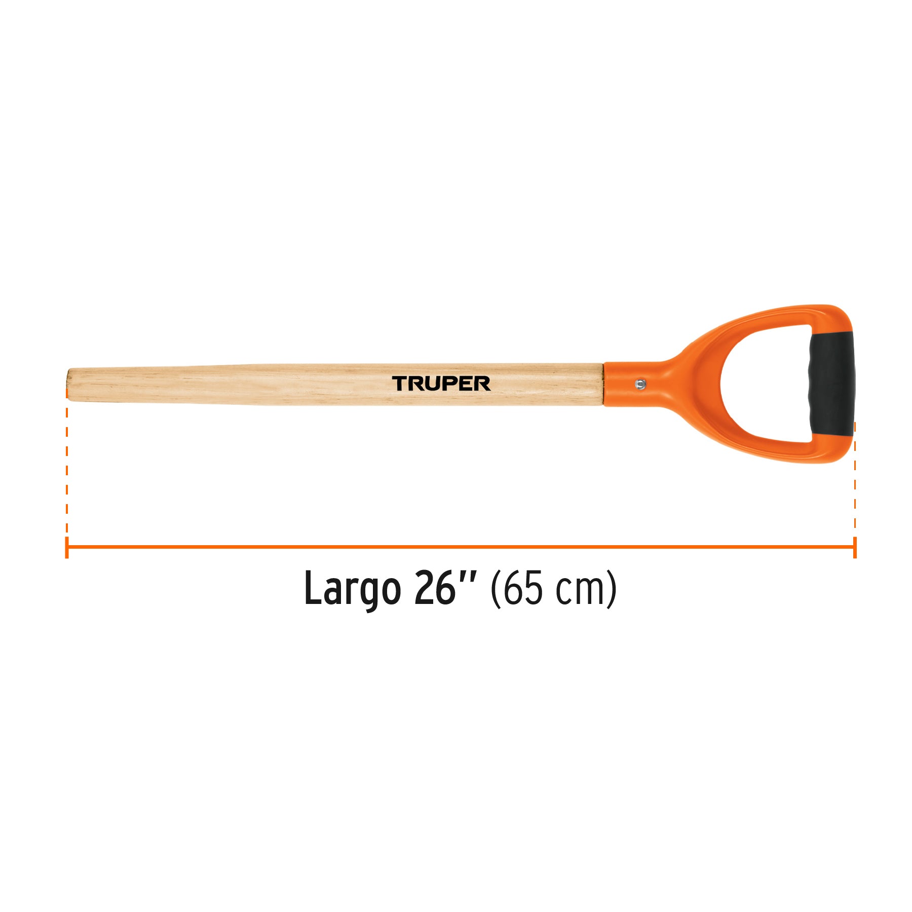 Mango de reposición para pala T-2000, puño offset "Y", 26"