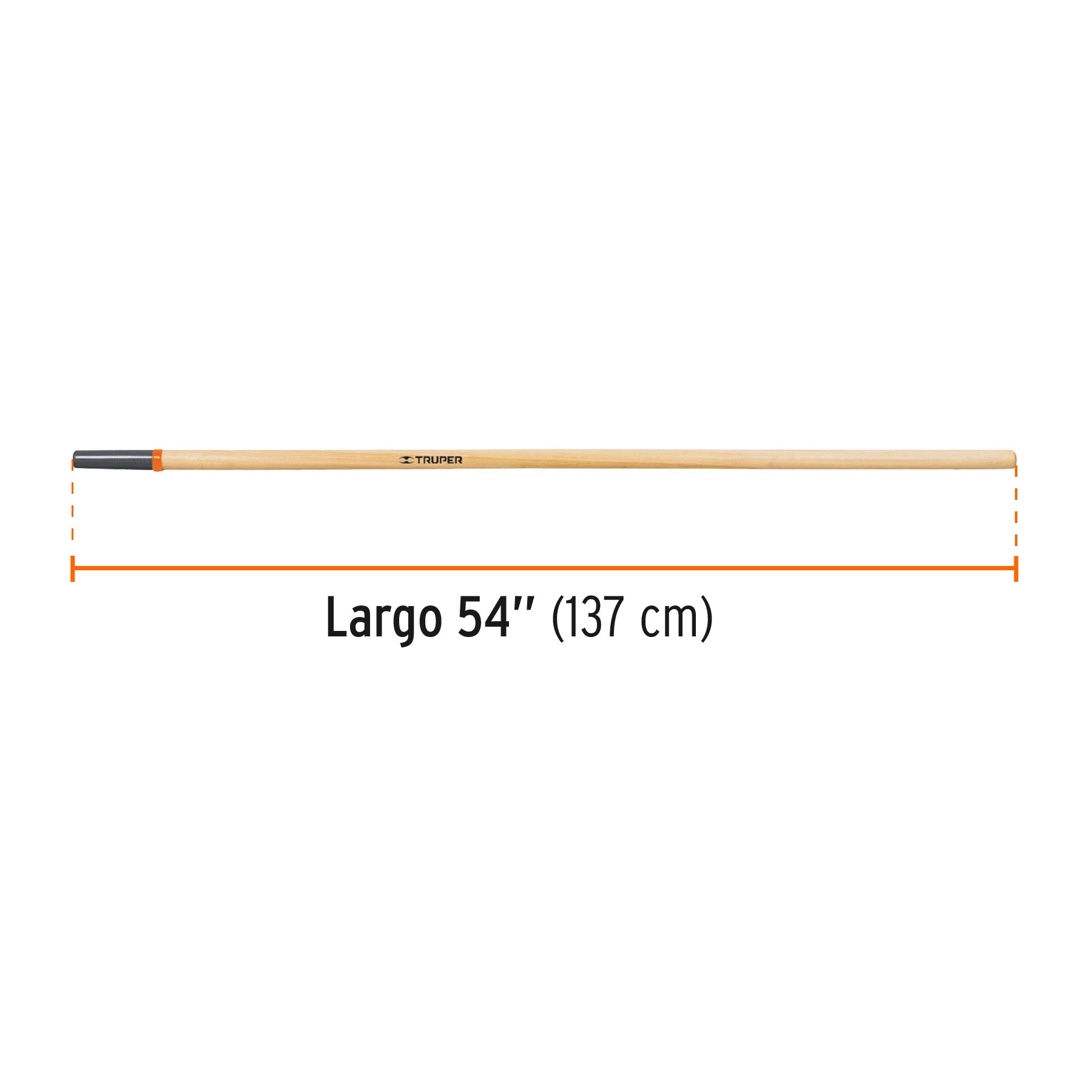 Mango para rastrillo R-16AM y azadón ATJ, 54", TRUPER
