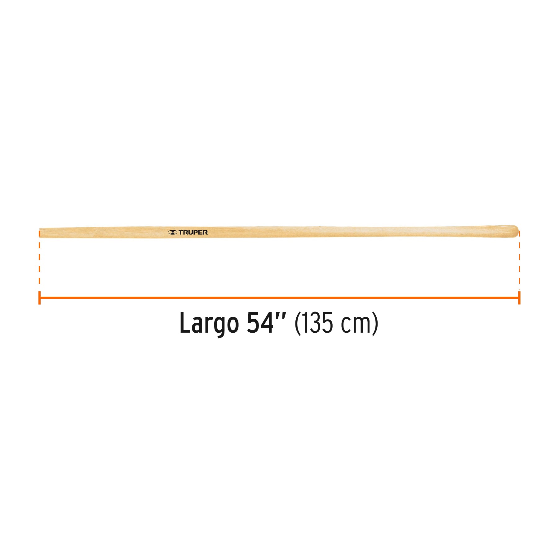 Mango para raspadores SCR-4 y SCR-7, largo de 54", TRUPER