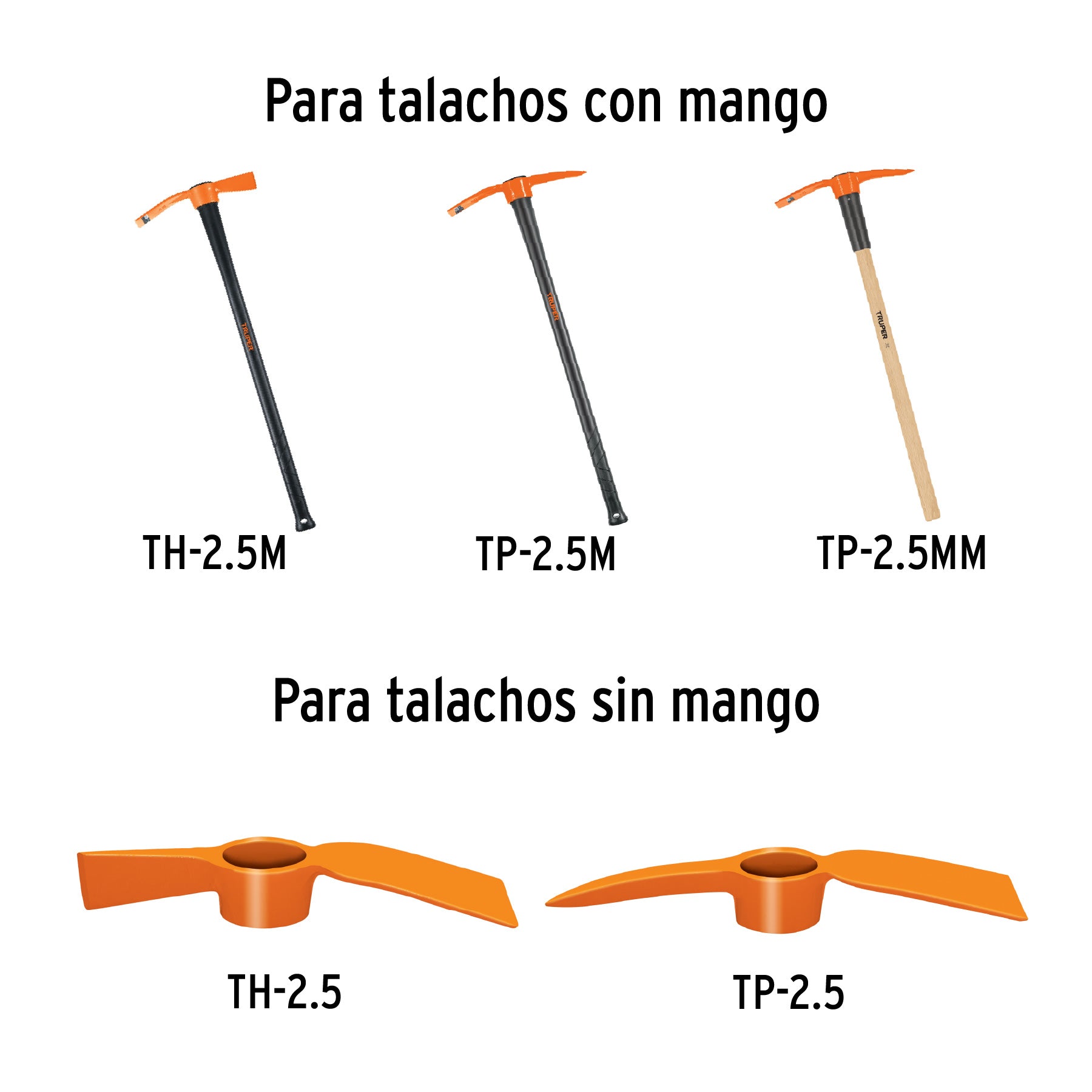 Mango para talachos TP-2.5M y TH-2.5M, de 36", TRUPER