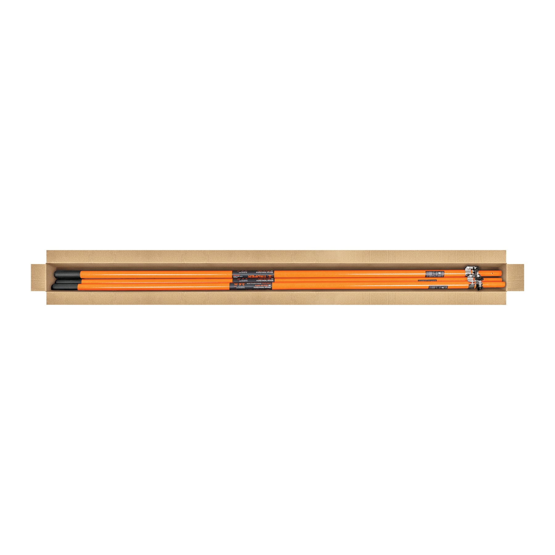 Mango telescópico de fibra vidrio de 1.9 a 3.6 m, TRUPER