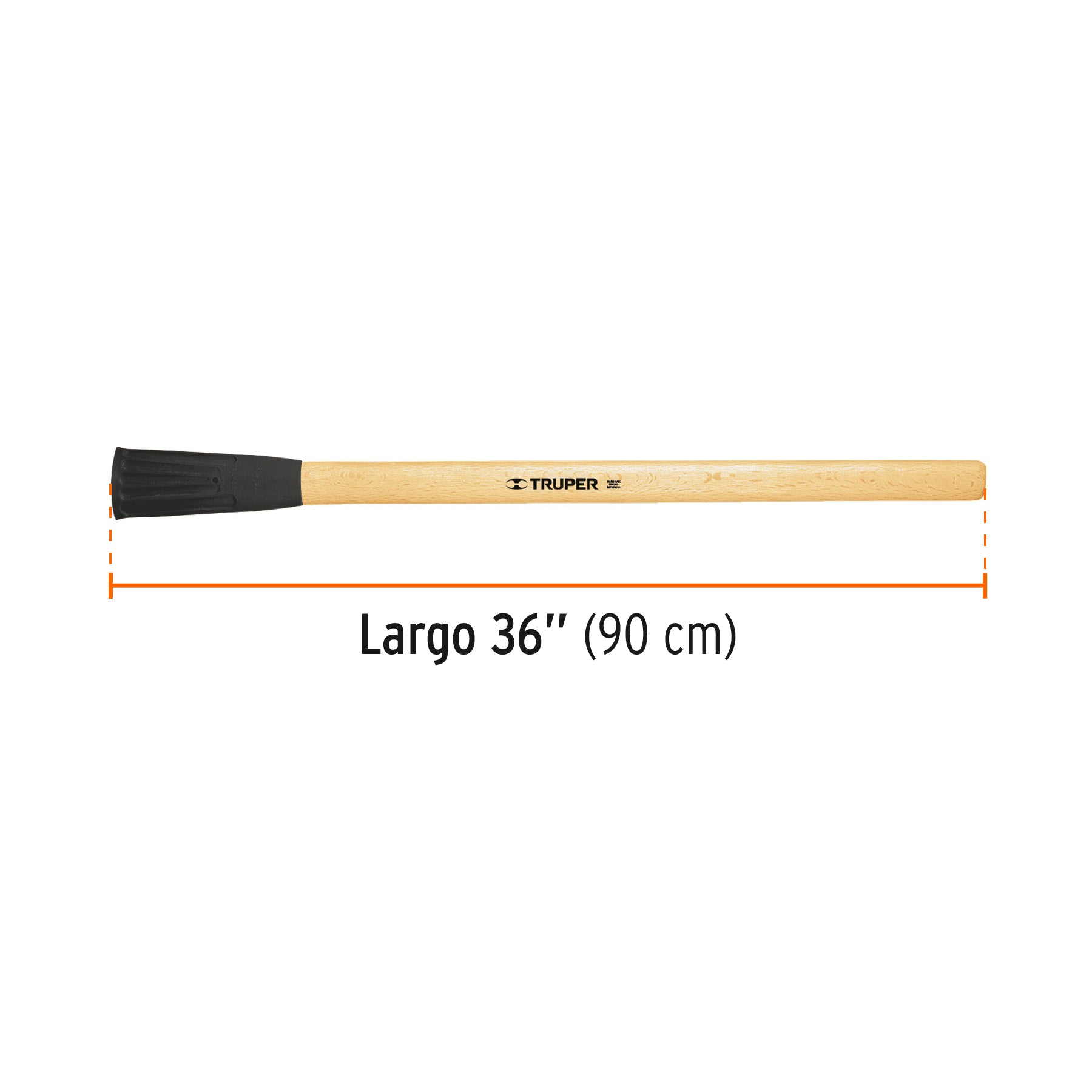Mango de madera 36" para zapapicos y talachos de 4 a 7 lb