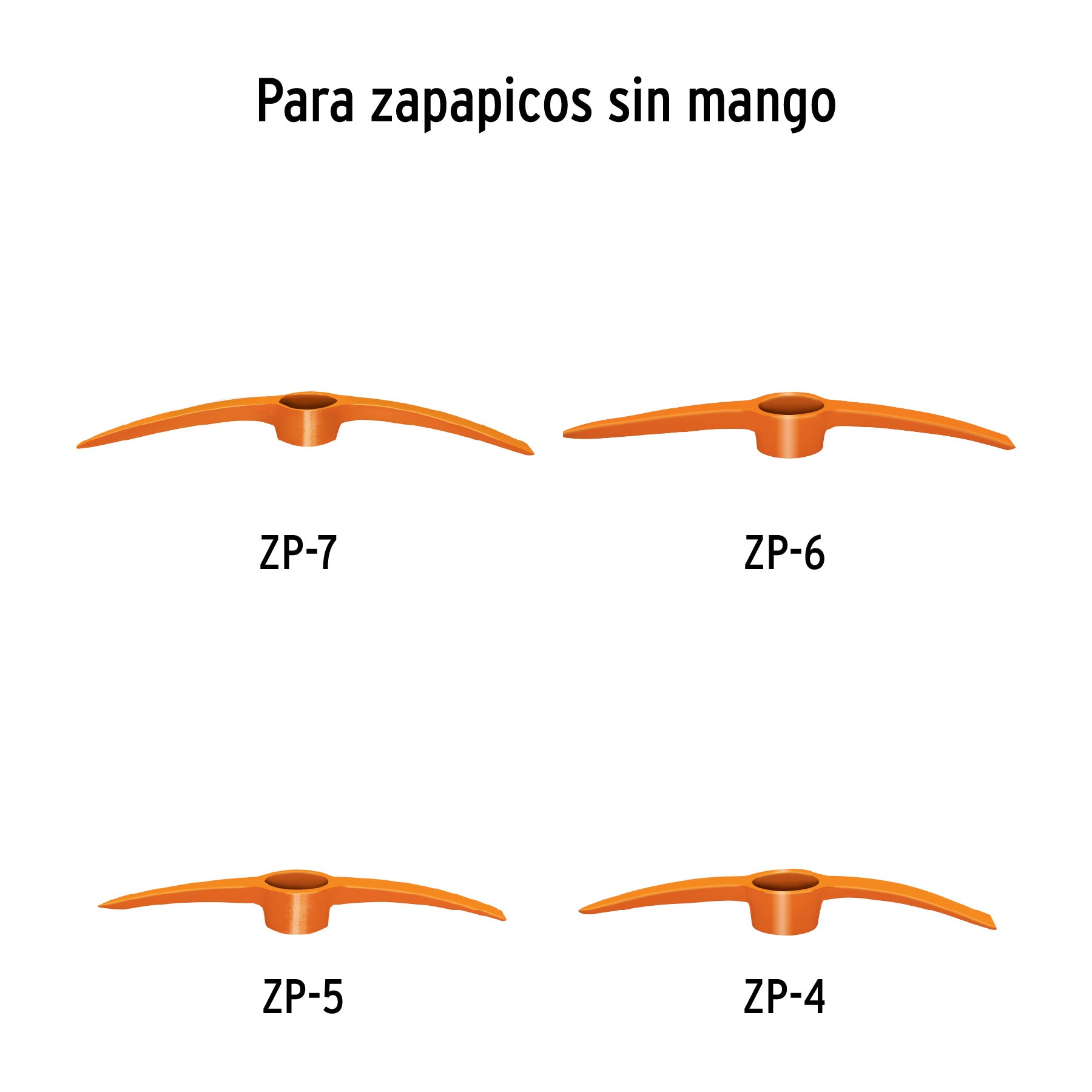 Mango repuesto zapapicos y talachos de 4 a7 lbs, 36",TRUPER
