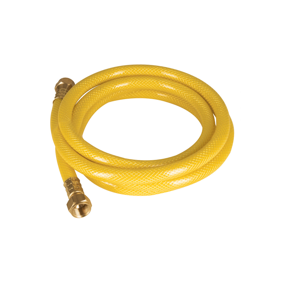 Manguera para gas, PVC amarilla, 3/8" flare, 2 m, FOSET